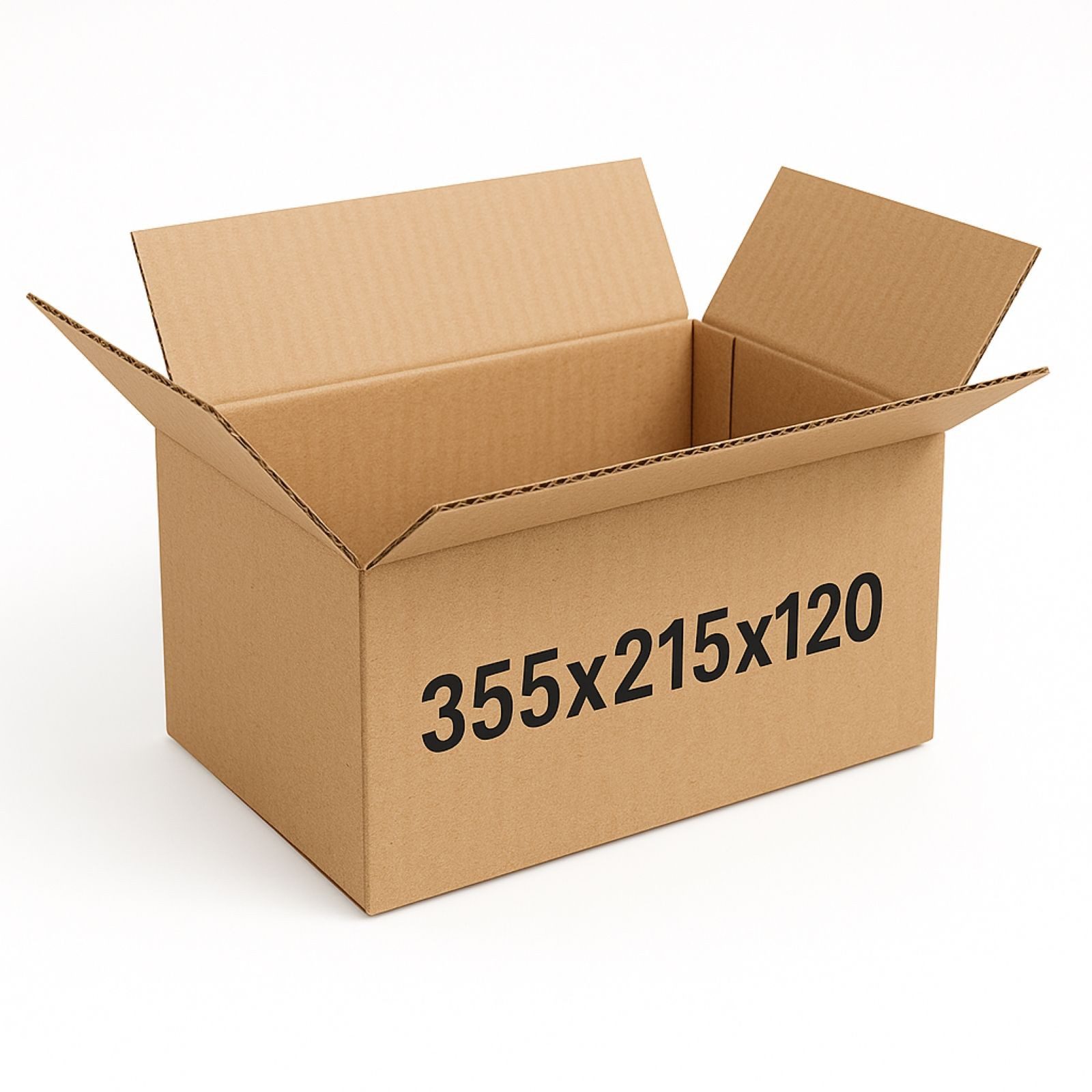 BURI Faltbox Versandkartons zweiwellig Verpackungskartons BC Welle 7mm Faltkartons (18 St)