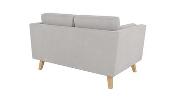 S-Style Möbel 2-Sitzer Sofa Angeles im skandinavischen Design, mit Wellenfederung
