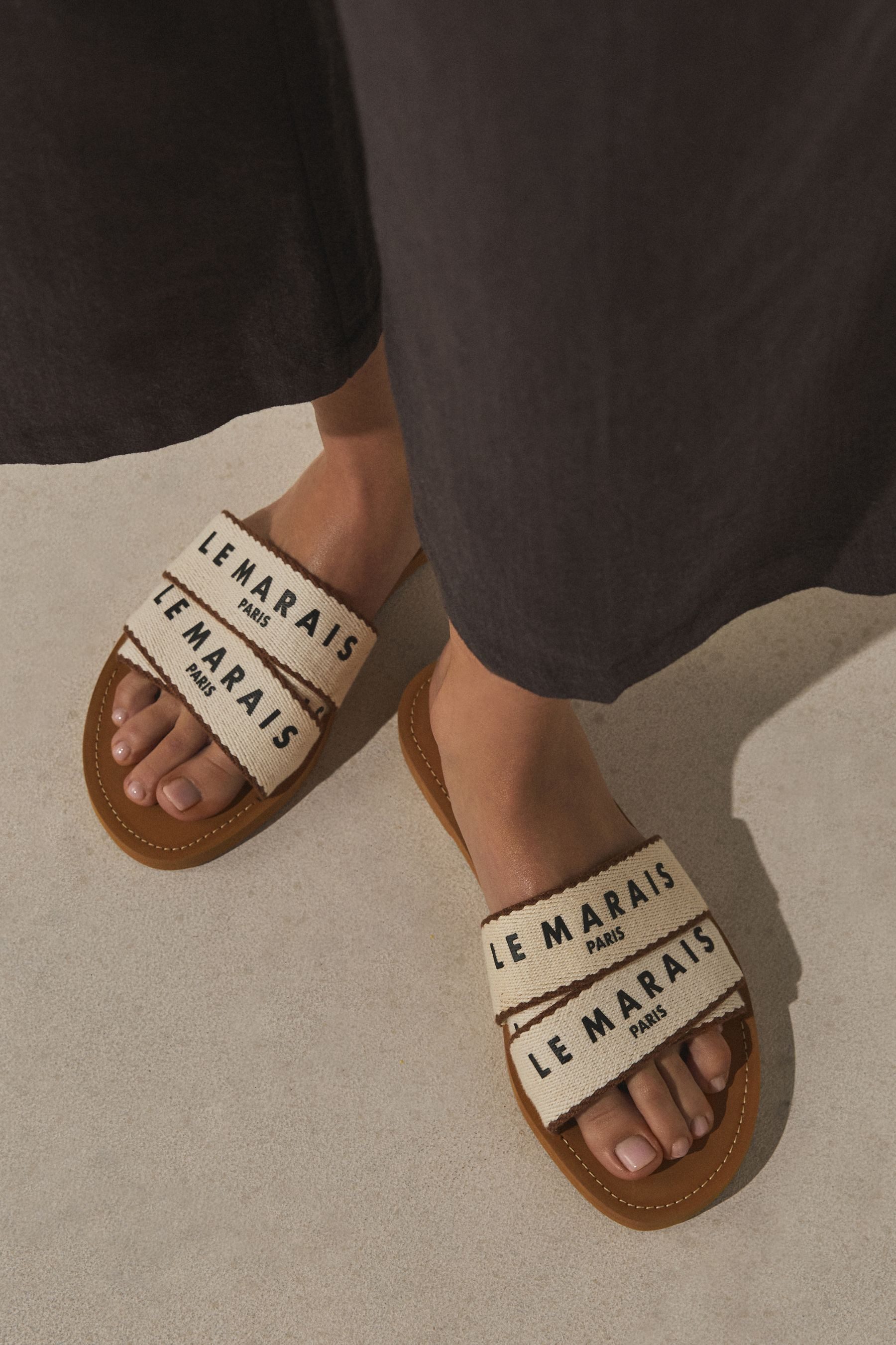 Next Bedruckte Pantoletten, Le Marais Pantolette (1-tlg)