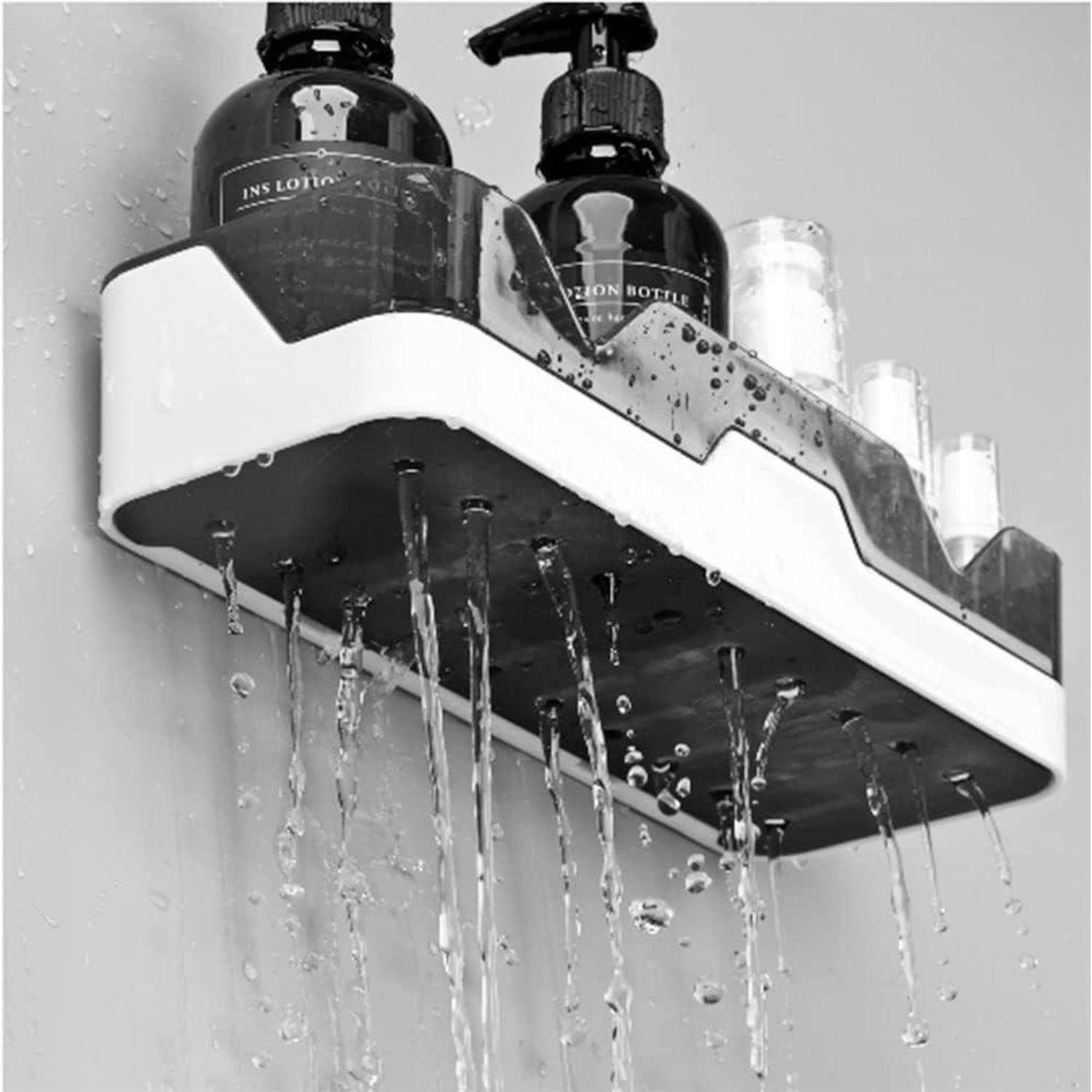 LuxusKollektion Duschregal 2er Set Badezimmer Regal Ohne Bohren Duschregal Wandmontage – Bild 3 von 5