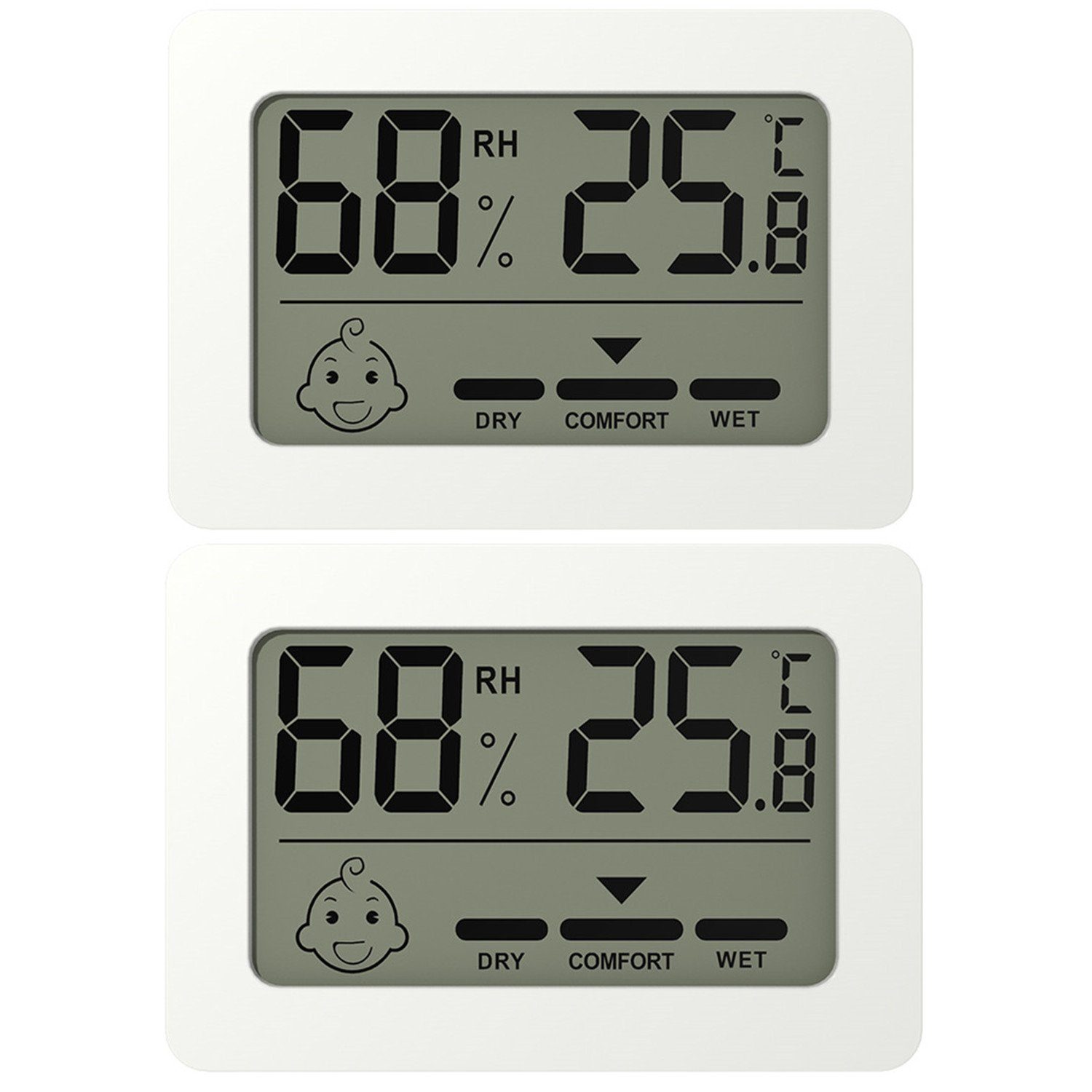 Raumthermometer Digitales Thermo-Hygrometer Thermometer Temperatur LCD Messgerät