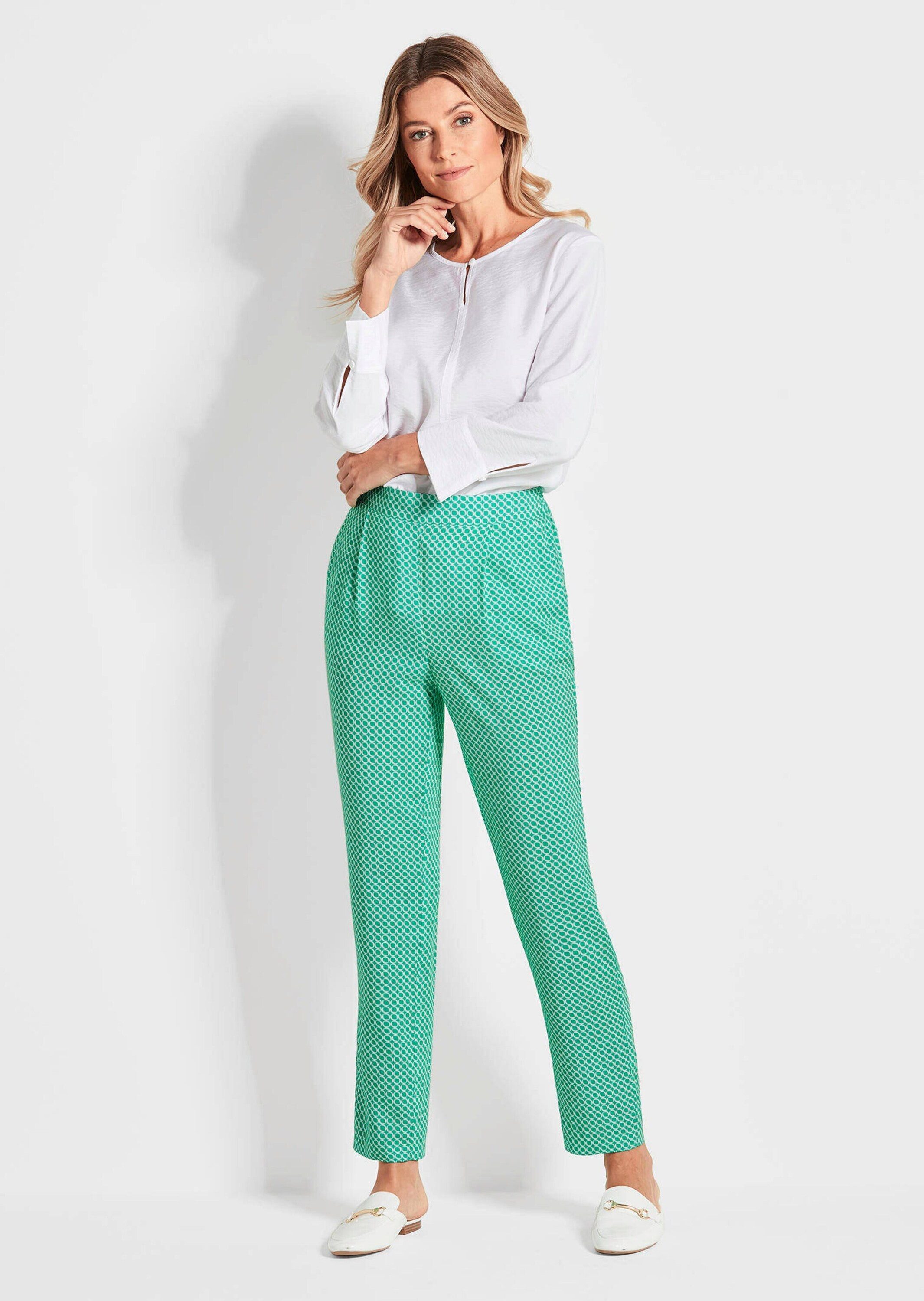 GOLDNER Stoffhose Kurzgröße: Druckhose SARA günstig online kaufen