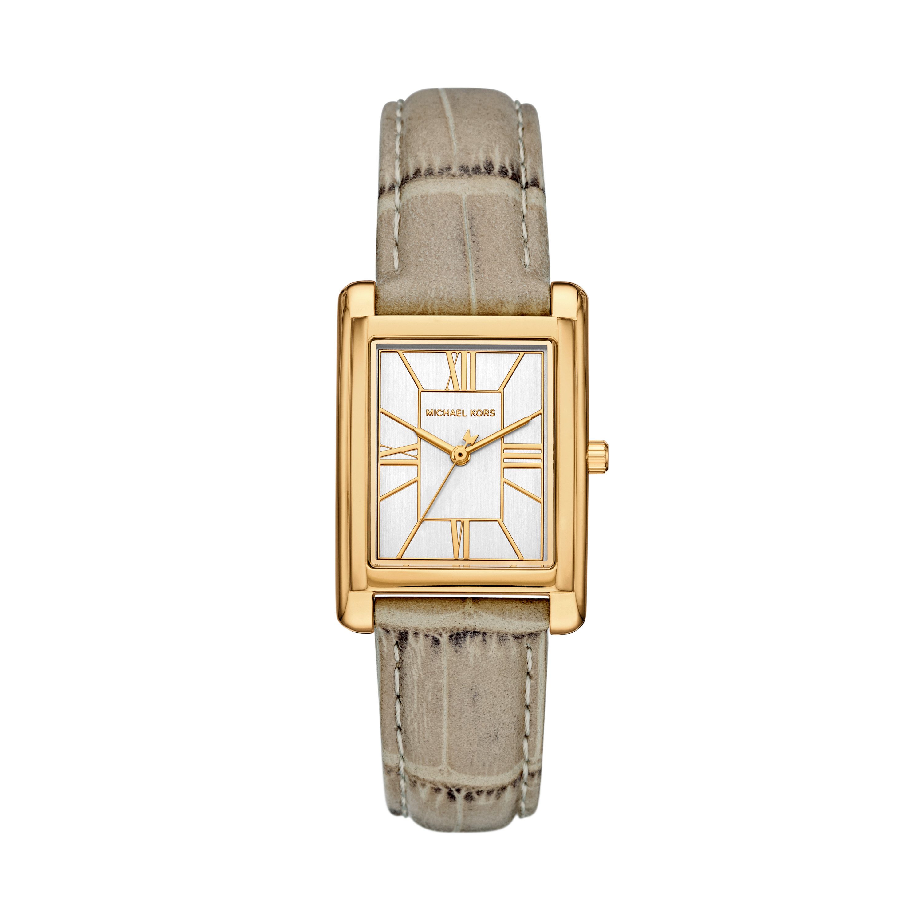 MICHAEL KORS Quarzuhr ESSEX MK4964, Armbanduhr, Damenuhr, Lederarmband, analog