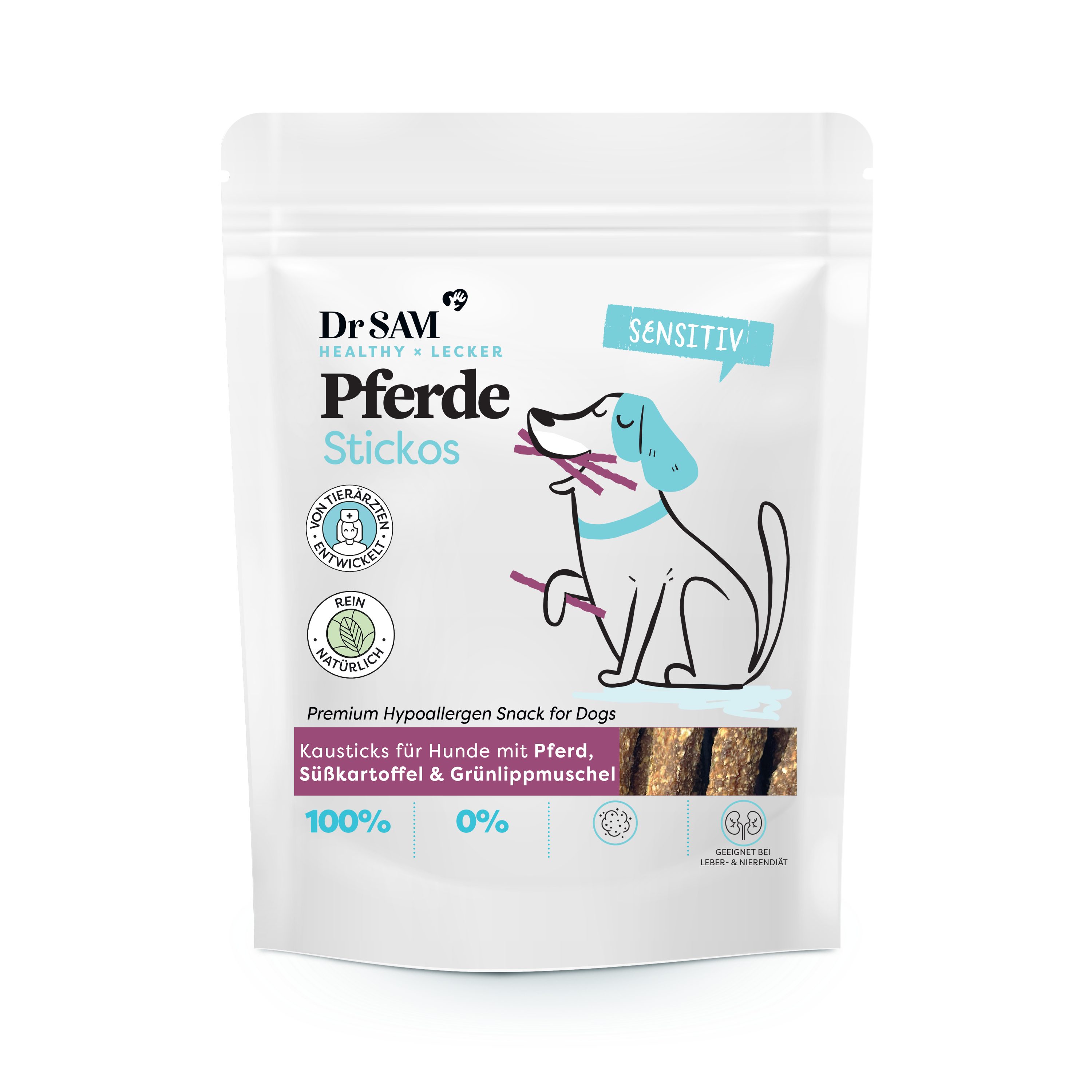 Dr. SAM Dr. SAM Pferde Stickos - Leckerlis für deinen Hund, für: Hund