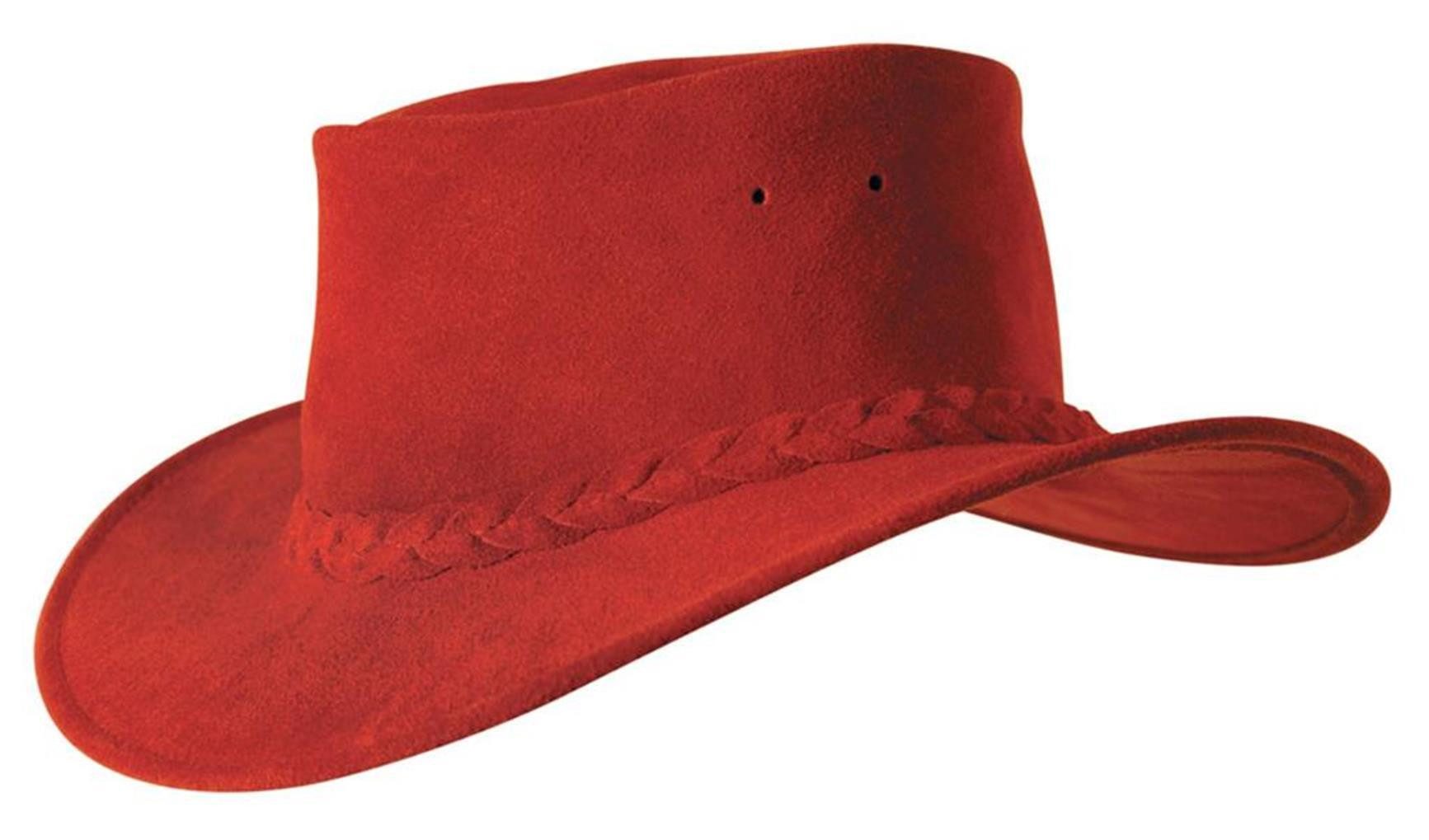 Outbacker Cowboyhut Australischer Kinder Hut aus weichem Wildleder- knautschbar