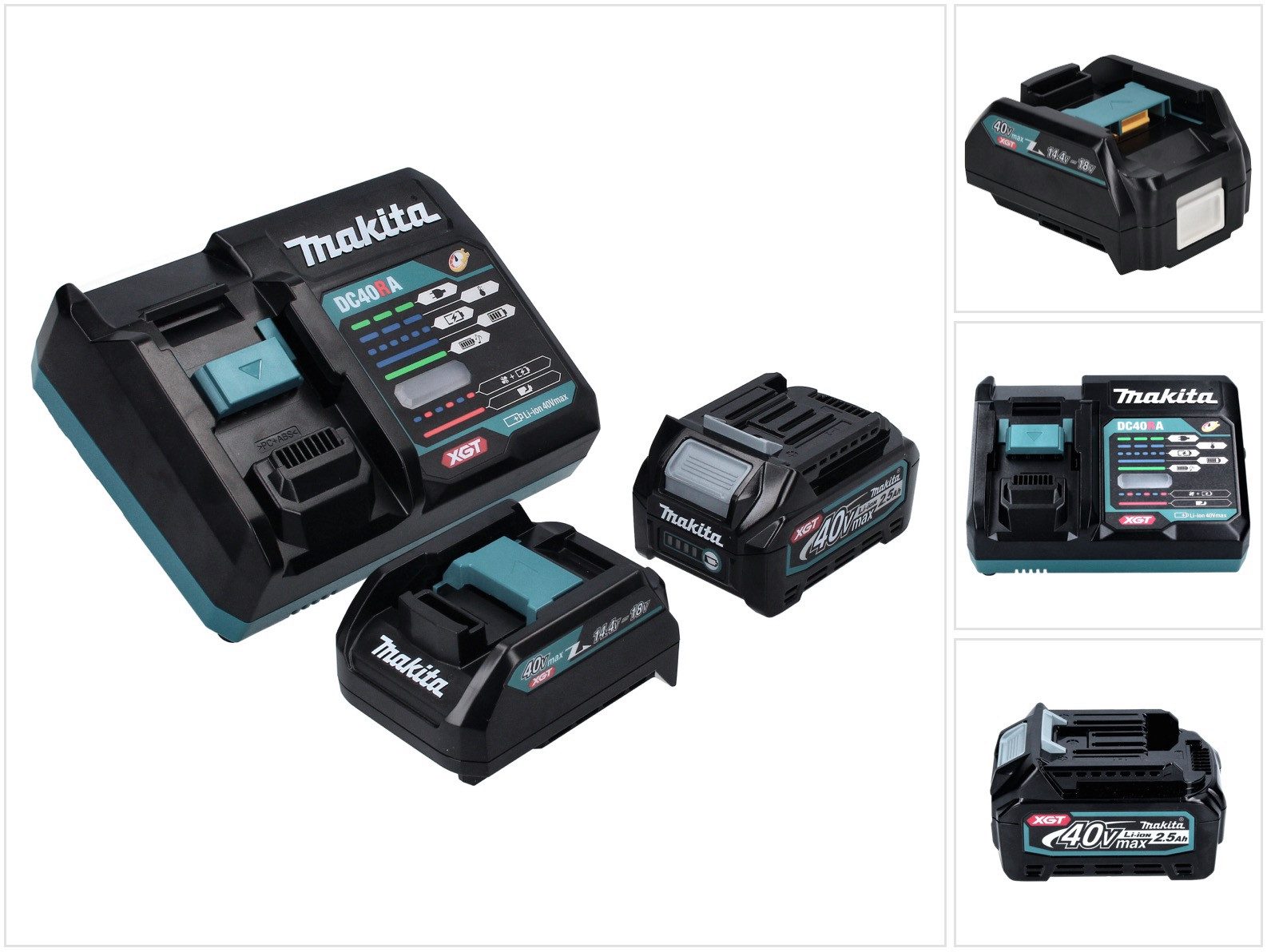 Makita Power Source Kit 40 V max. mit BL 4025 Akku 2.5 Ah (191B36-3) Akkupacks