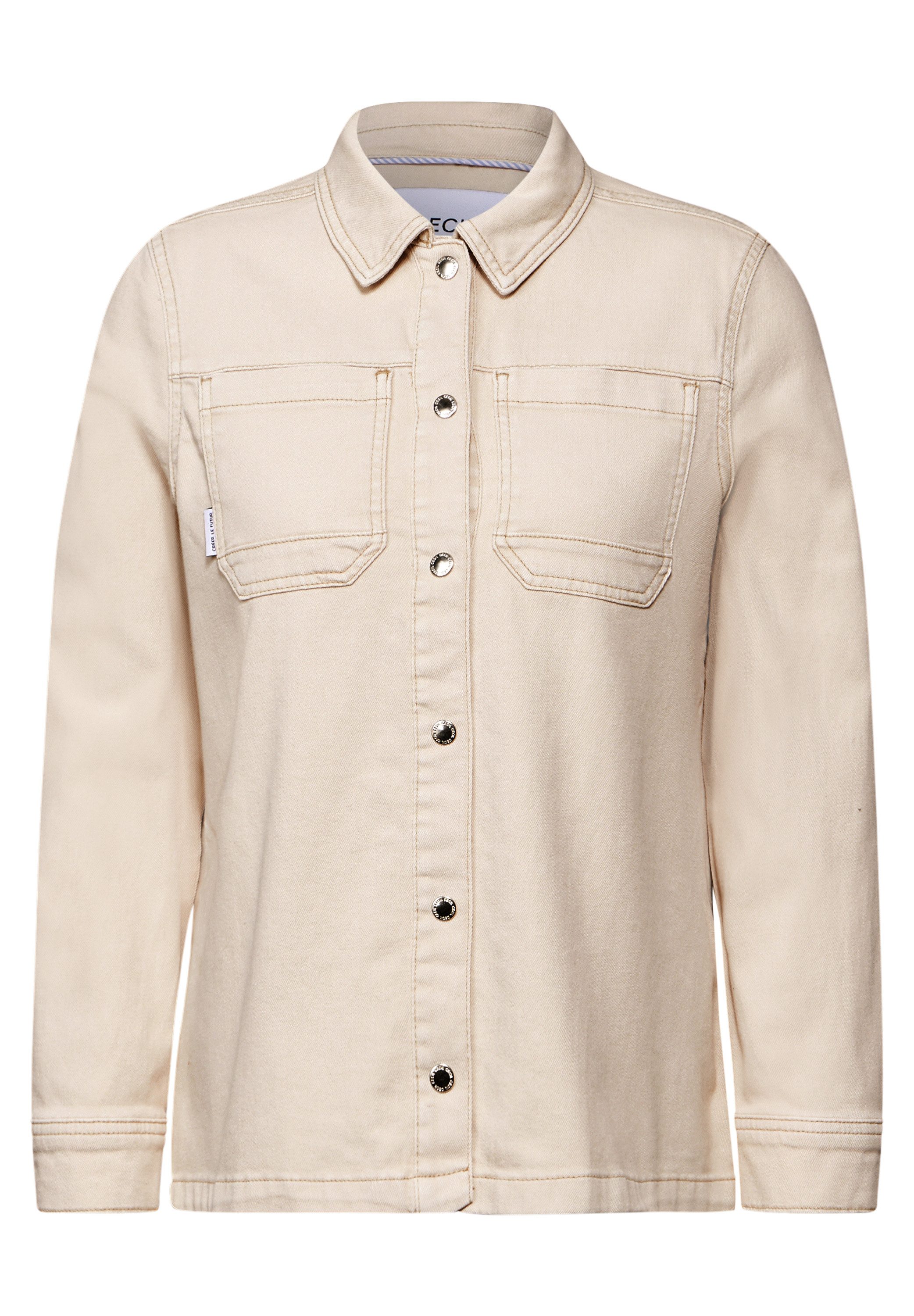 CECIL Jeansjacke aus Baumwolle mit Stretchanteil