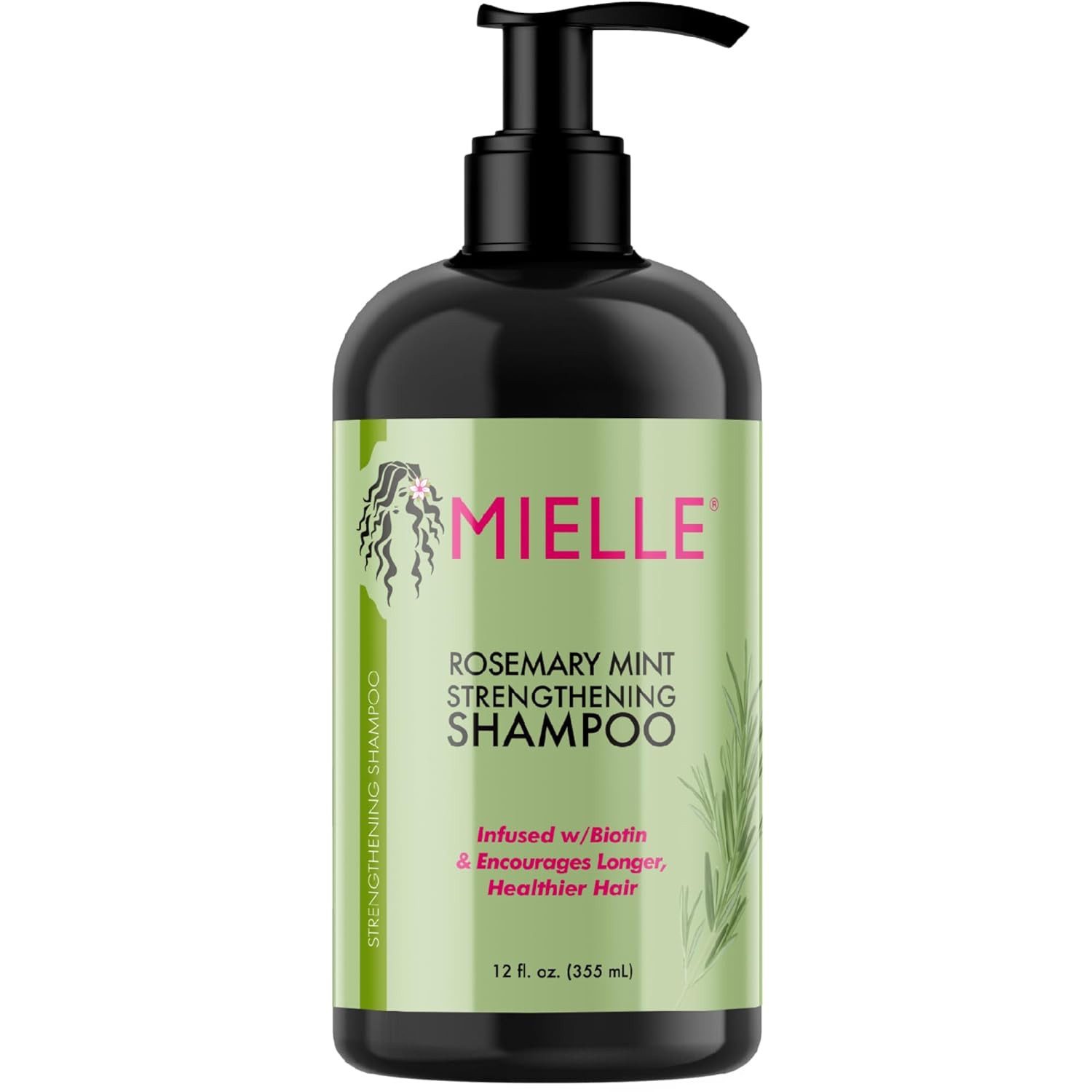 Mielle Organics Haarshampoo Mielle Rosemary Mint Strengthening Shampoo 355ml, 1-tlg., mielle, rosemarien, rosemary, biotin