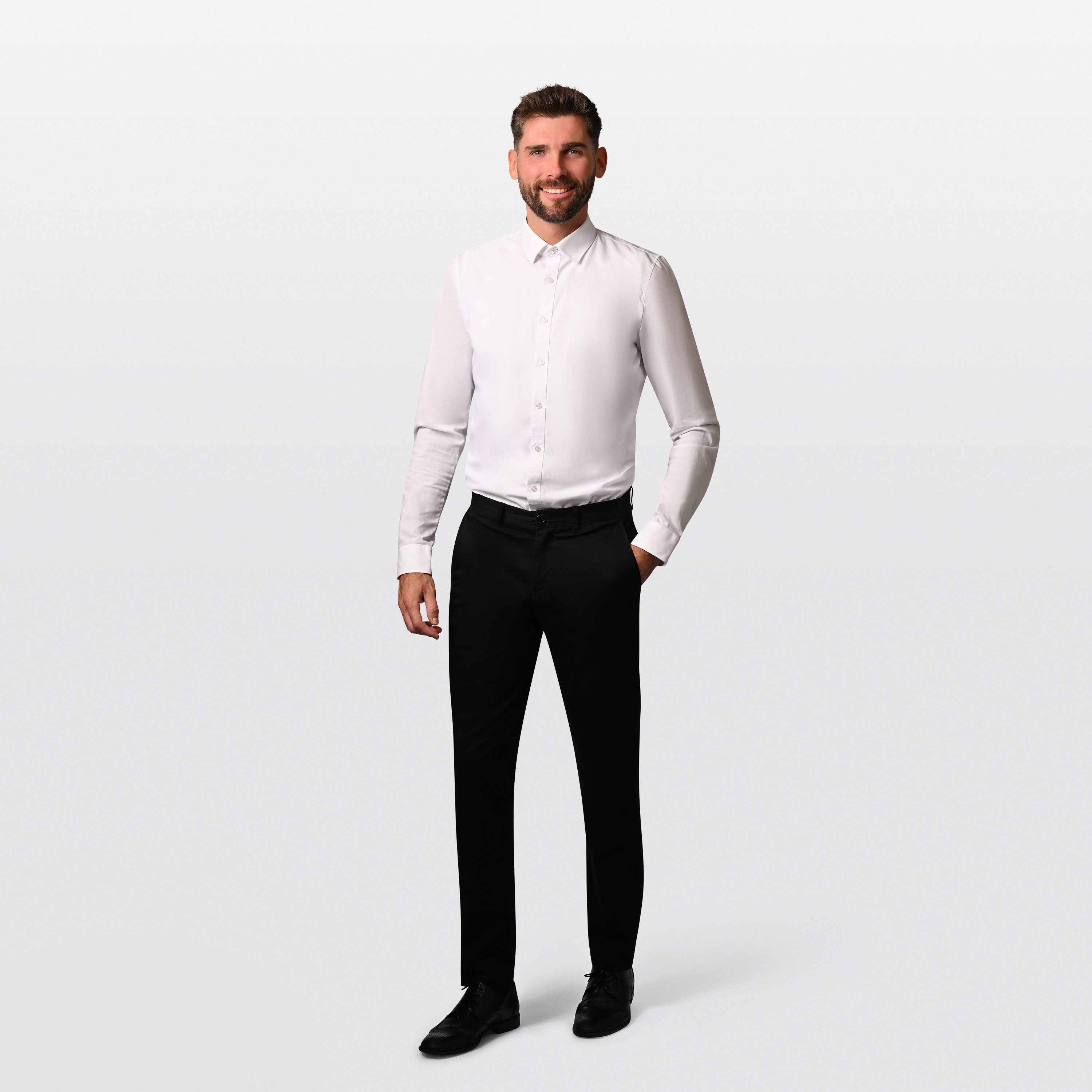 Hirschthal Chinohose Männer Herrenhose Chino Casual im modernen Slim Fit mit Stretch