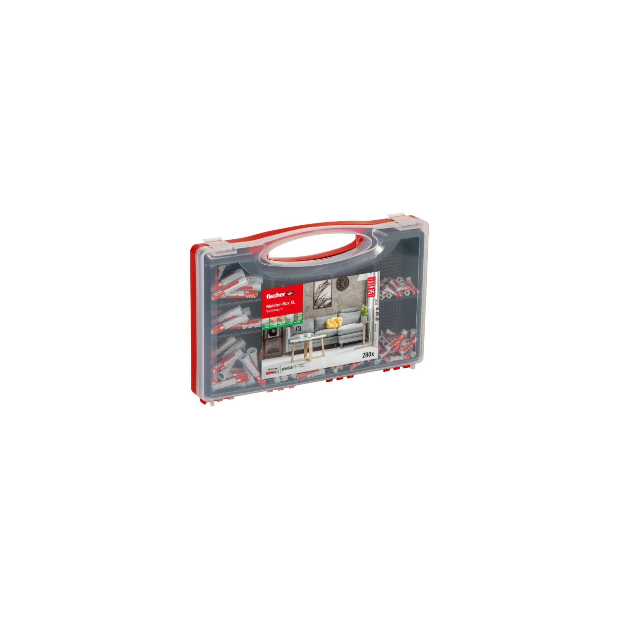 fischer Schrauben- und Dübel-Set fischer Meister-Box XL Wohnraum (280 Teile)
