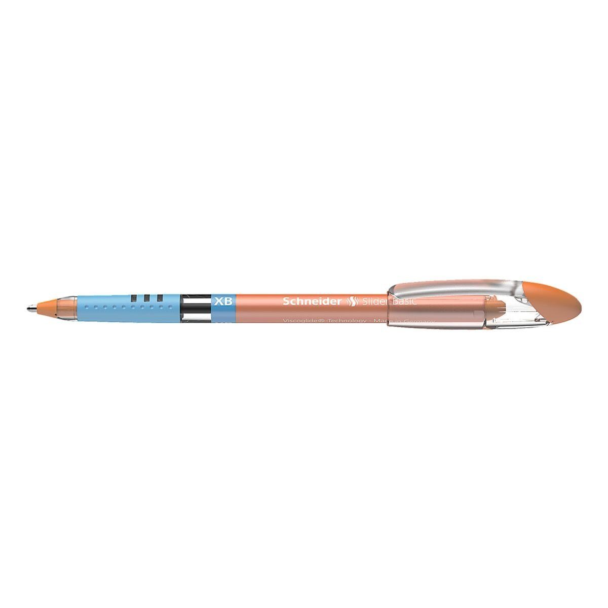 Kugelschreiber XB Strichbreite: mit Slider Kappe, Schneider 1512, 0,7 mm (XB) orange