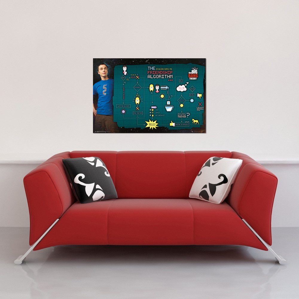 Poster Big Bang Theory - Poster - Friendship + Zusatzartikel