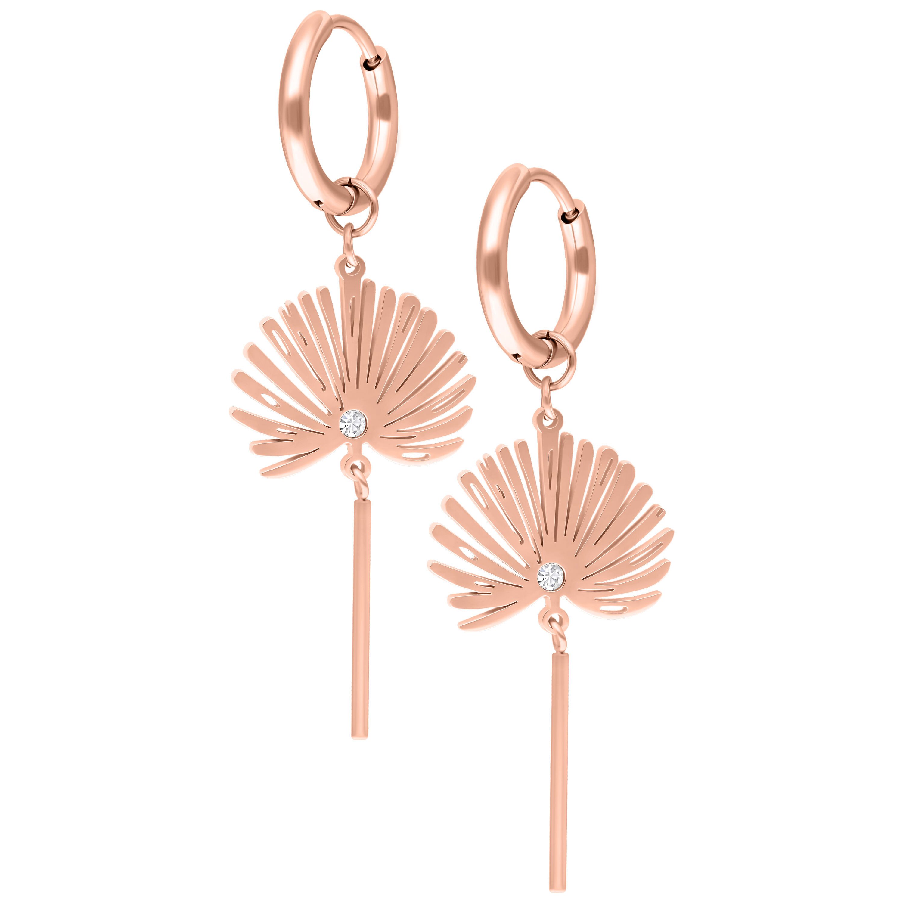 Paar Ohrhänger Little Petticoat Hoops - Roségold
