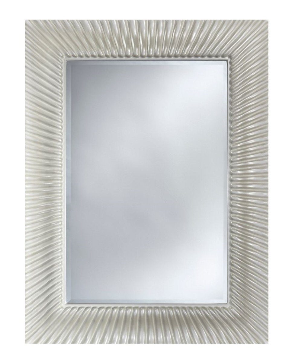 Casa Padrino Spiegel Designer Spiegel 88 x H. 119 cm - Designer Wohnzimmer Wandspiegel