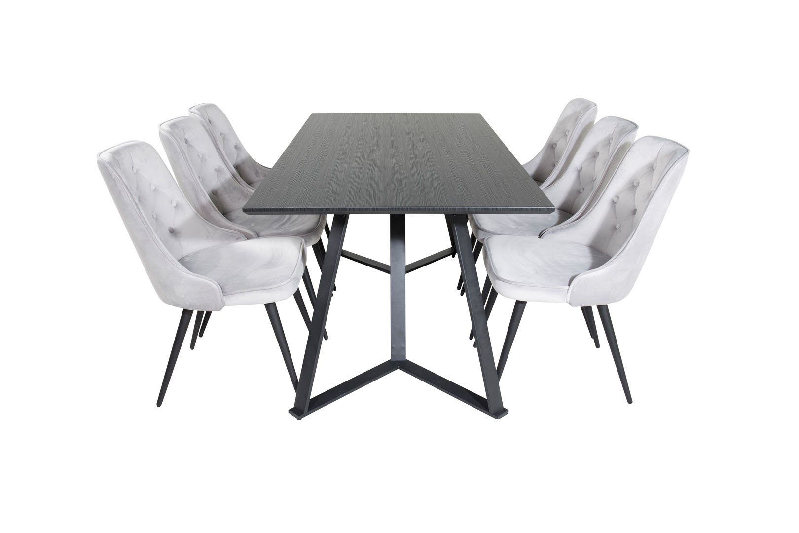 ebuy24 Essgruppe MarinaBLBL Essgruppe Esstisch schwarz günstig online kaufen