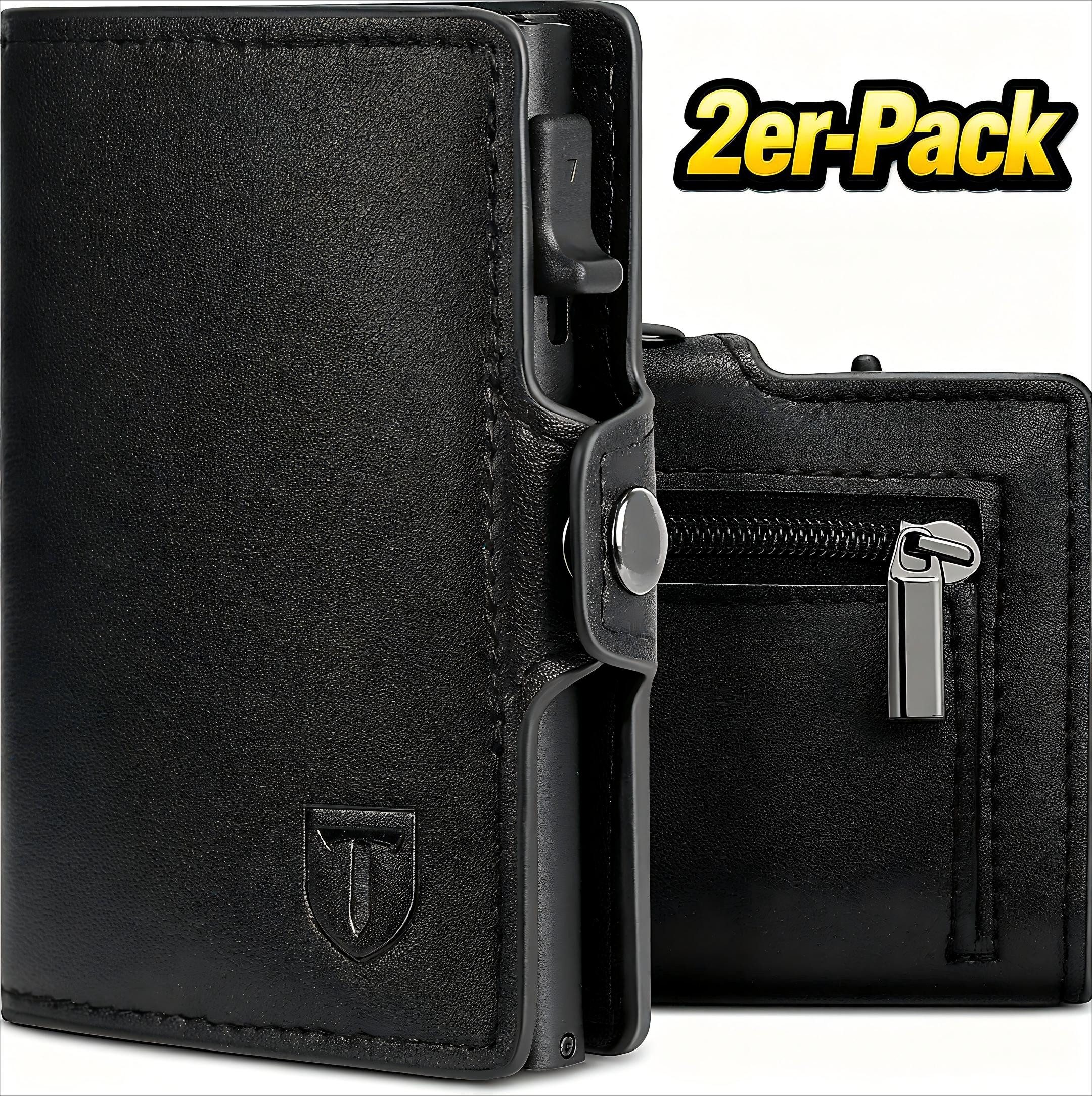 TEEHON Geldbörse Geldbeutel Herren Slim Wallet mit RFID-Schutz (Premium Led günstig online kaufen