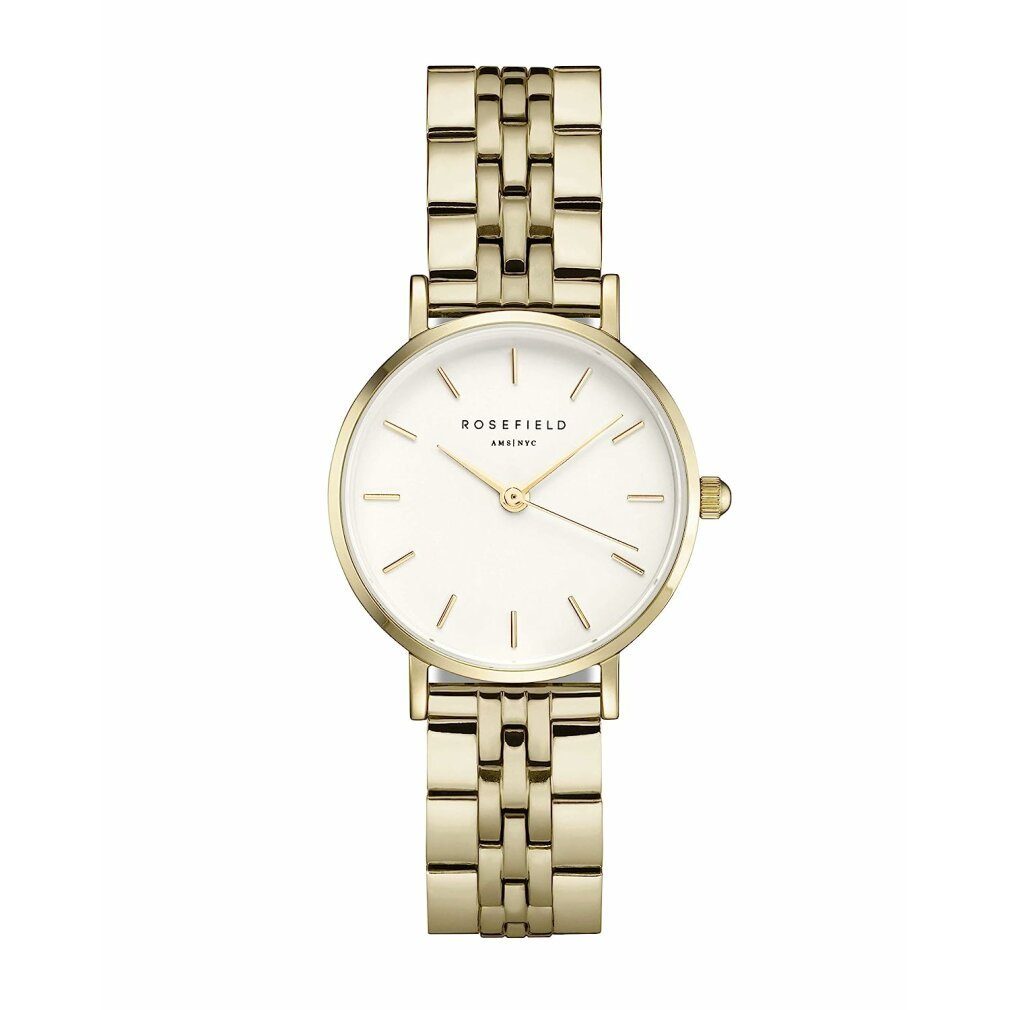 ROSEFIELD Luxusuhr The Small Edit White Steel Gold 26WSG-267