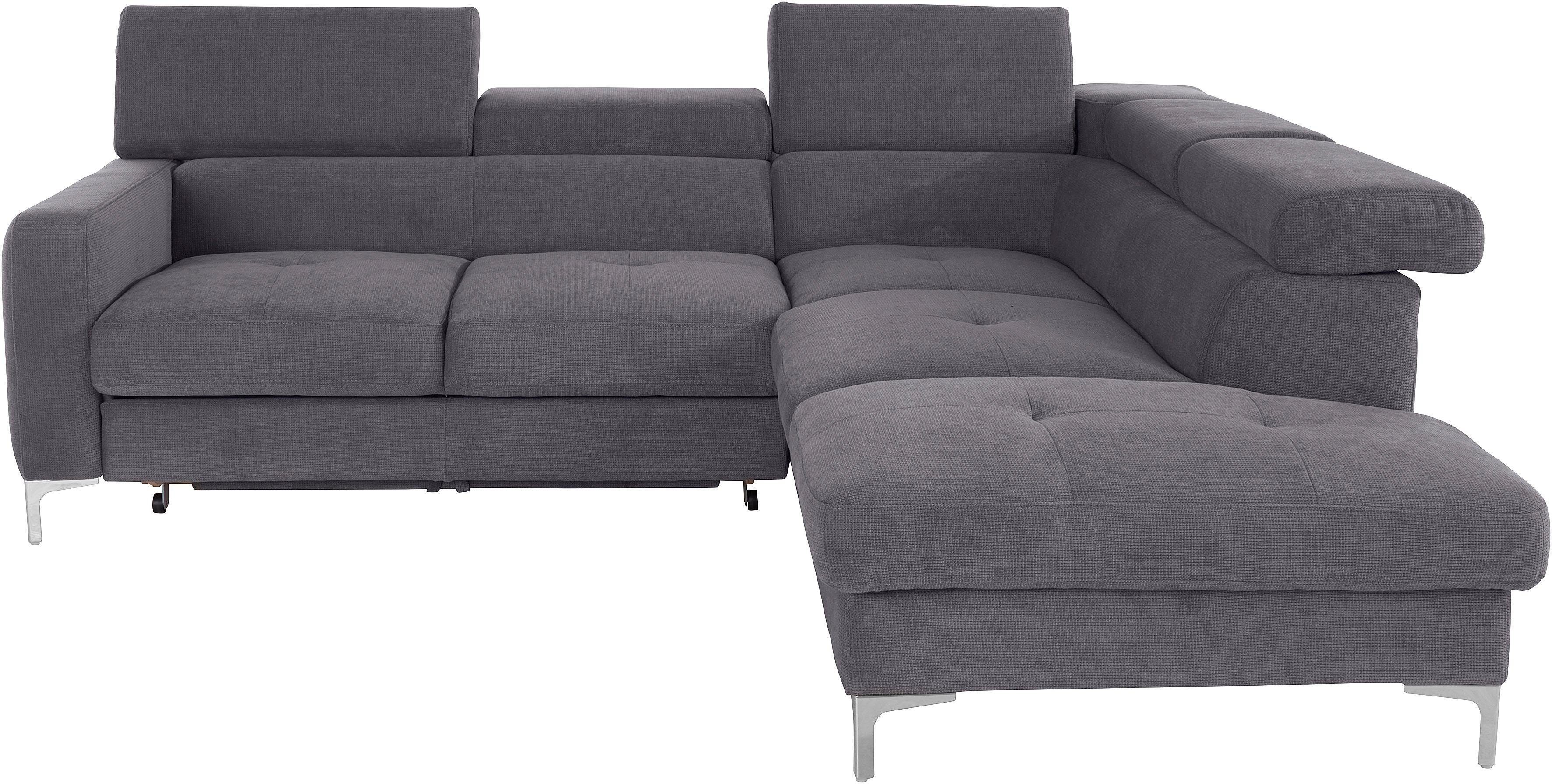 COTTA Polstergarnitur Sammy L-Form, (Set), Set bestehend aus: Ecksofa mit K günstig online kaufen