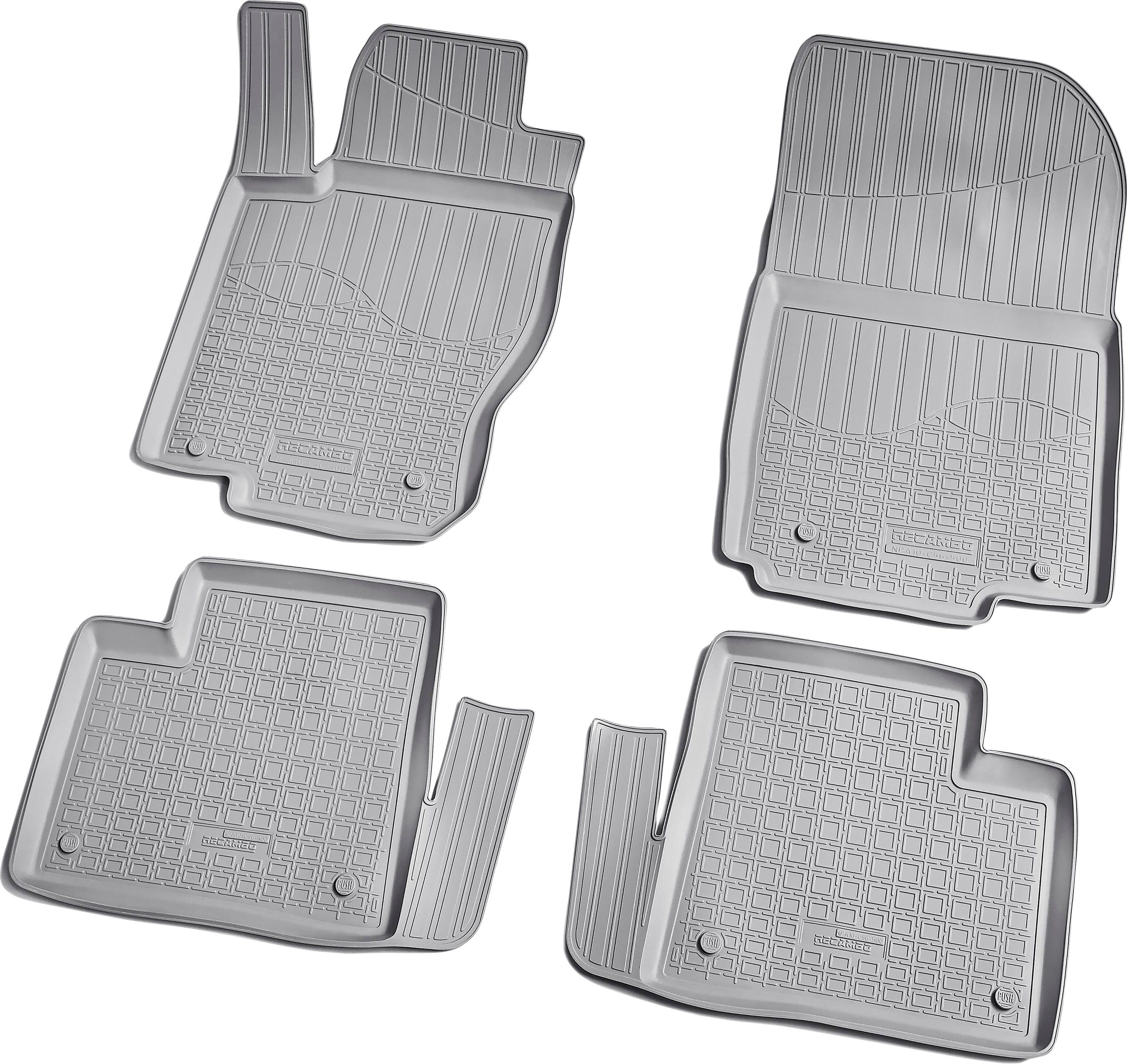 RECAMBO Passform-Fußmatten CustomComforts (4 St), für MERCEDES GLE, Coupe C292 2015 - 2019, perfekte Passform | Automatten