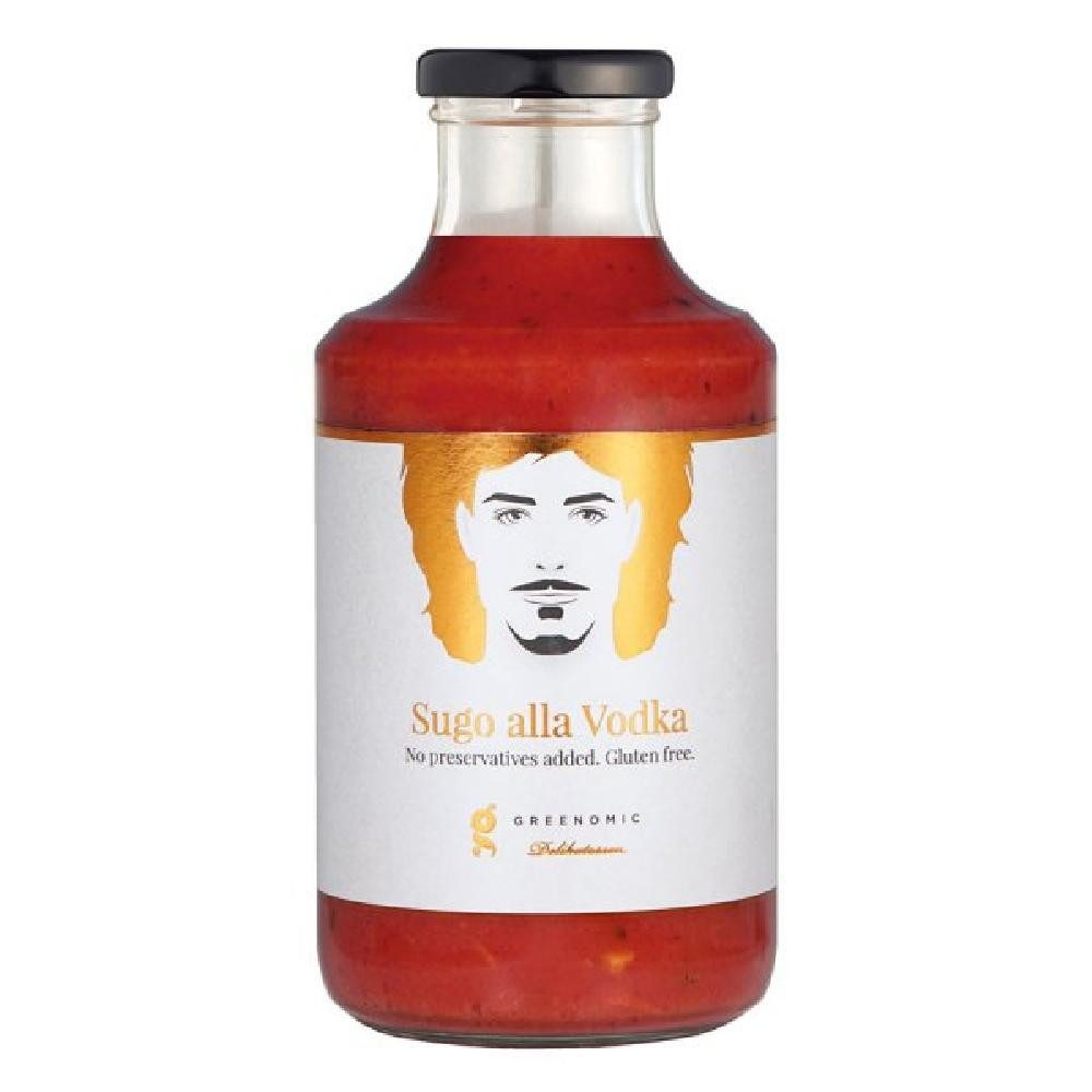 Greenomic Grillsauce Good Hair Day Sugo alla Vodka Tomatensoße mit Vodka (500g)