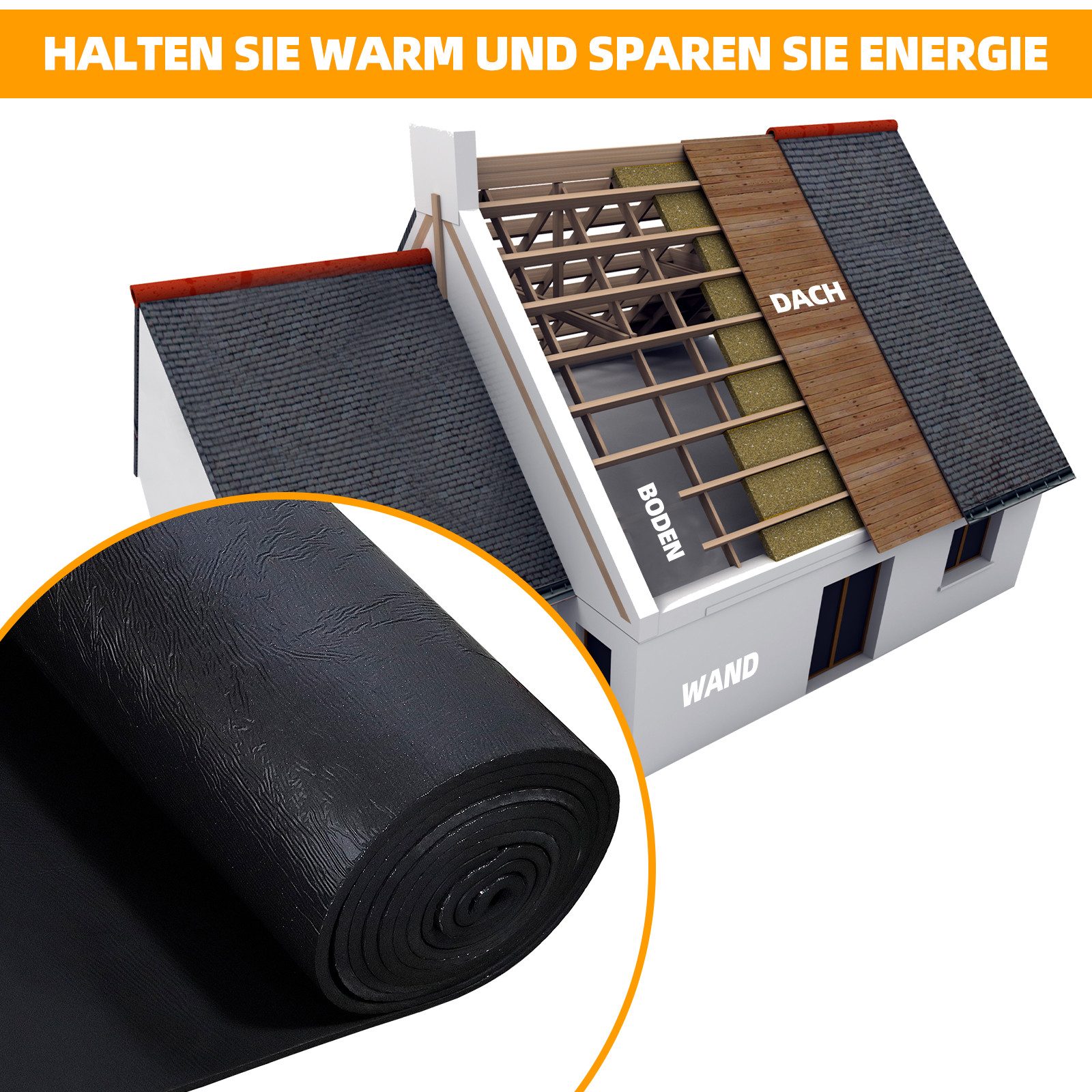 CCLIFE Trittschalldämmfolie Dämmmatte selbstklebend ECM-geprüft Auto günstig online kaufen