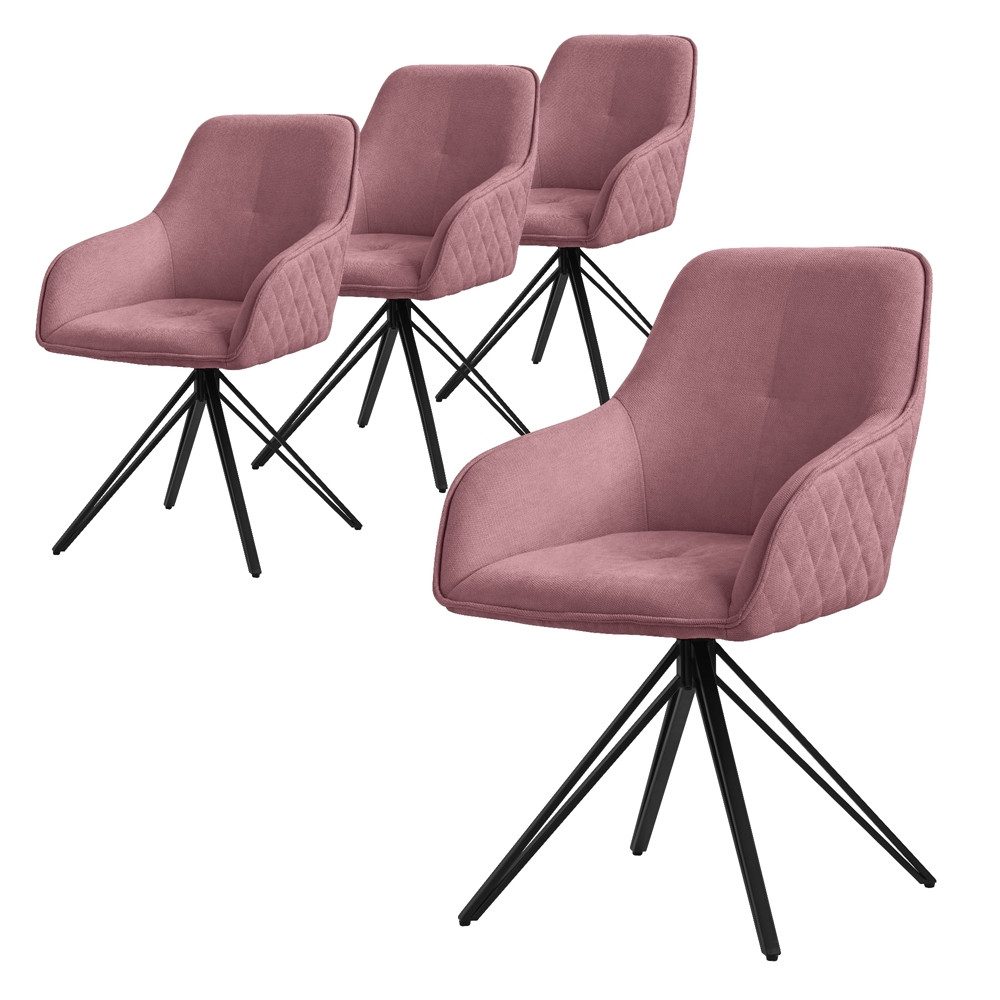ML-DESIGN Stuhl Esszimmerstuhl aus Textil Webstoff günstig online kaufen