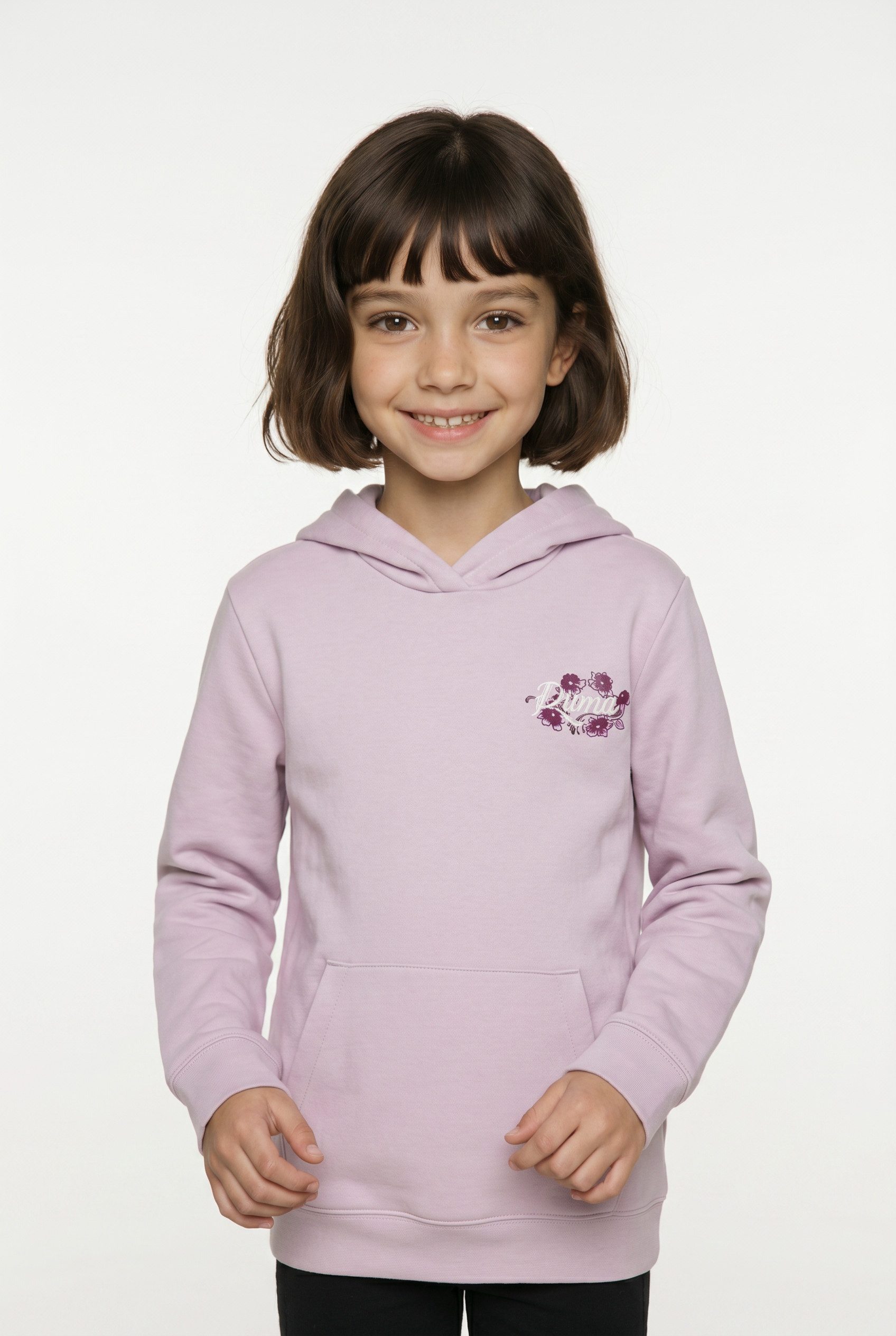PUMA Kapuzensweatshirt ESS NATURE 20 GRAPHIC HOODIE FL mit Kapuze, Kängurutasche, Regular Fit, für Jugendliche