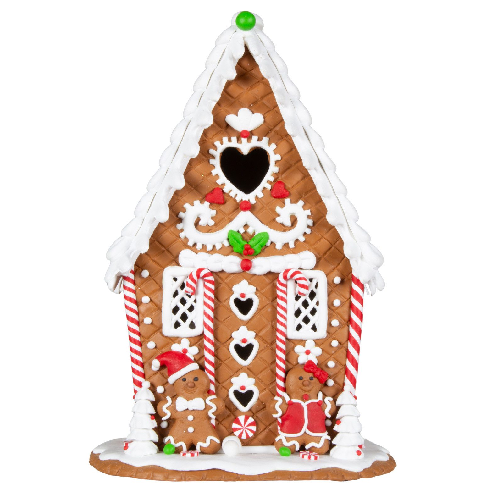 Christmas Paradise Weihnachtshaus LED Lebkuchenhaus 23cm bunt