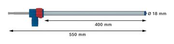 BOSCH Universalbohrer Expert SDS Clean plus, 8X Hammerbohrer-Set 18 x 400 x 550 mm