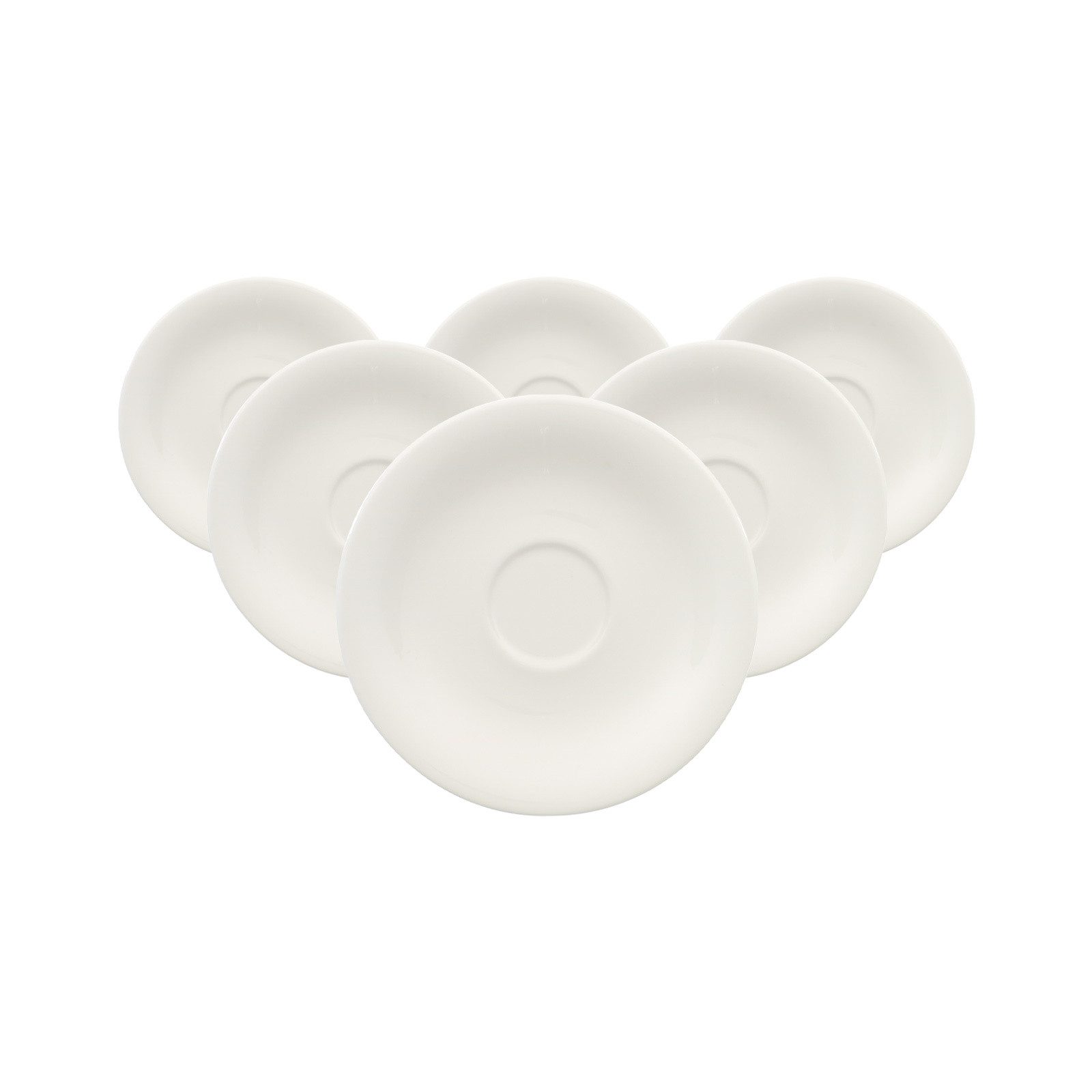 Villeroy & Boch Untertasse New Cottage Basic Espressountertassen ø 12 cm, (6 St)