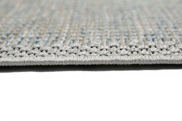 Outdoorteppich In- & Outdoor Teppich Sisal türkis, TeppichHome24, rechteckig, Höhe: 5 mm