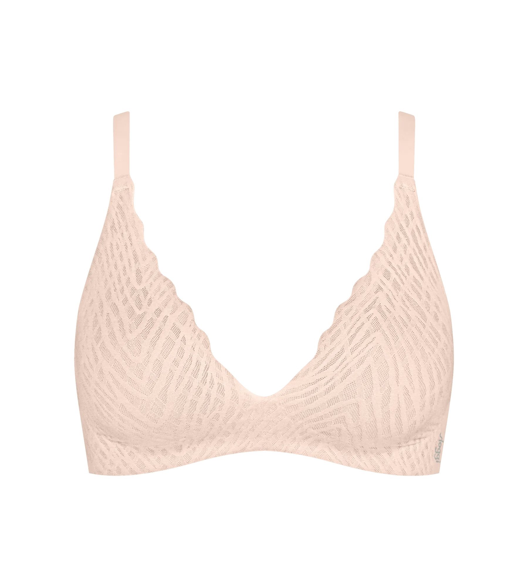 sloggi Bügelloser BH ZERO Feel Bliss THE UP Spitzenoptik, Lift-Up Effekt, mit herausnehmbaren atmungsaktiven Pads