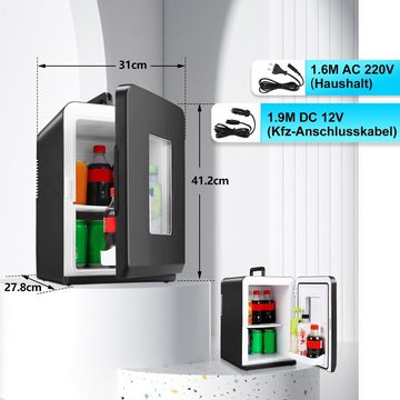 Bettizia Table Top Kühlschrank 15L Mini Kühlschrank LKühlbox AC/DC YT-A-15X, 12V/230V 2-in-1 Kühl und Heizfunktion
