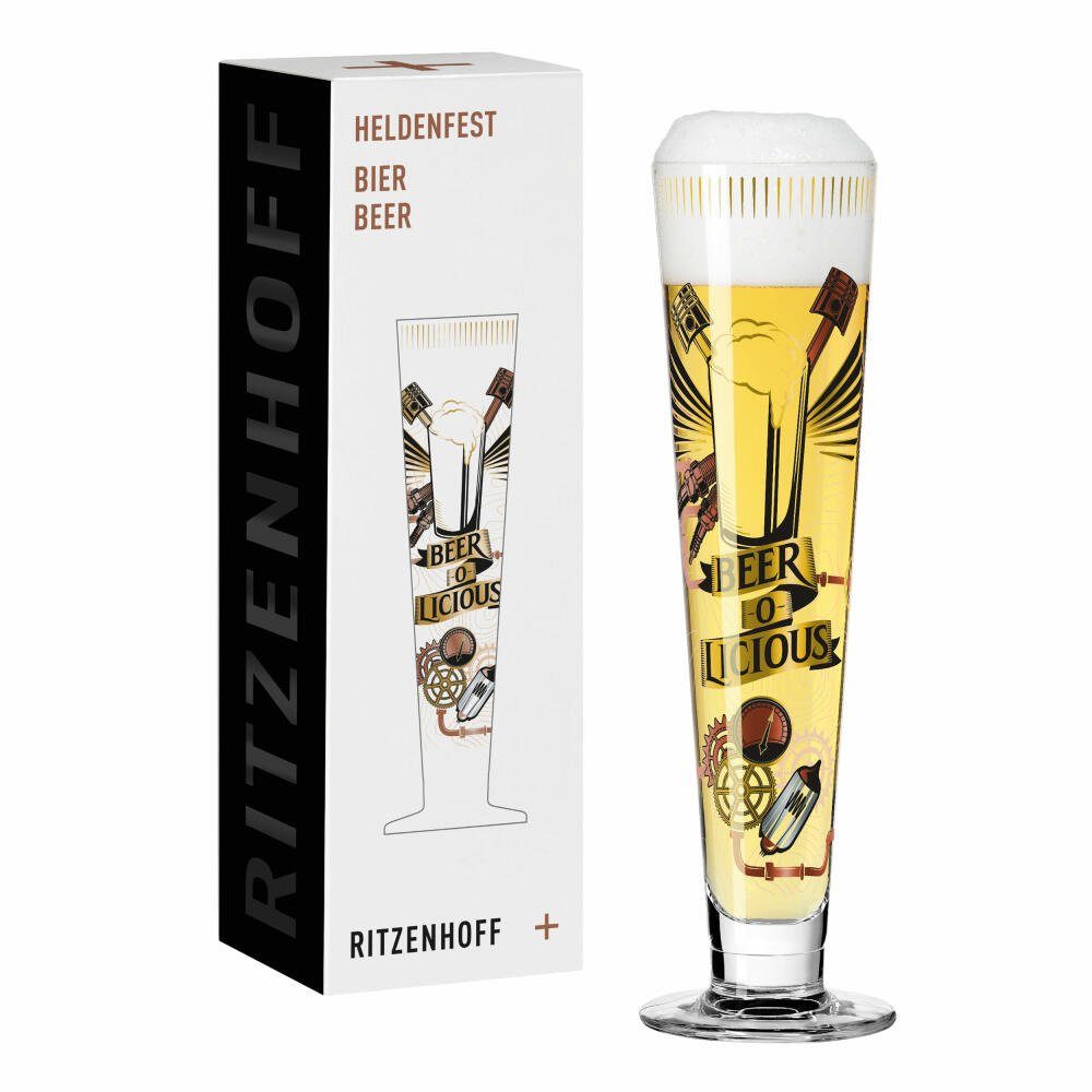 Verre à Shot Ritzenhoff Heldenfest 40ml - Motif "Attrapons Ensemble" Multicolore - Fabriqué En Allemagne