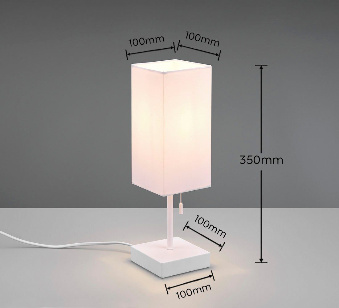 USB-C ohne warmweiß 25W Ole, TRIO Ein-/Ausschalter, 1xE27 - Ladefunktion, mit max exkl Leuchtmittel, kaltweiß, Lademöglichkeit Schreibtischlampe USB-Anschluss Zugschalter Nachttischlampe Leuchten