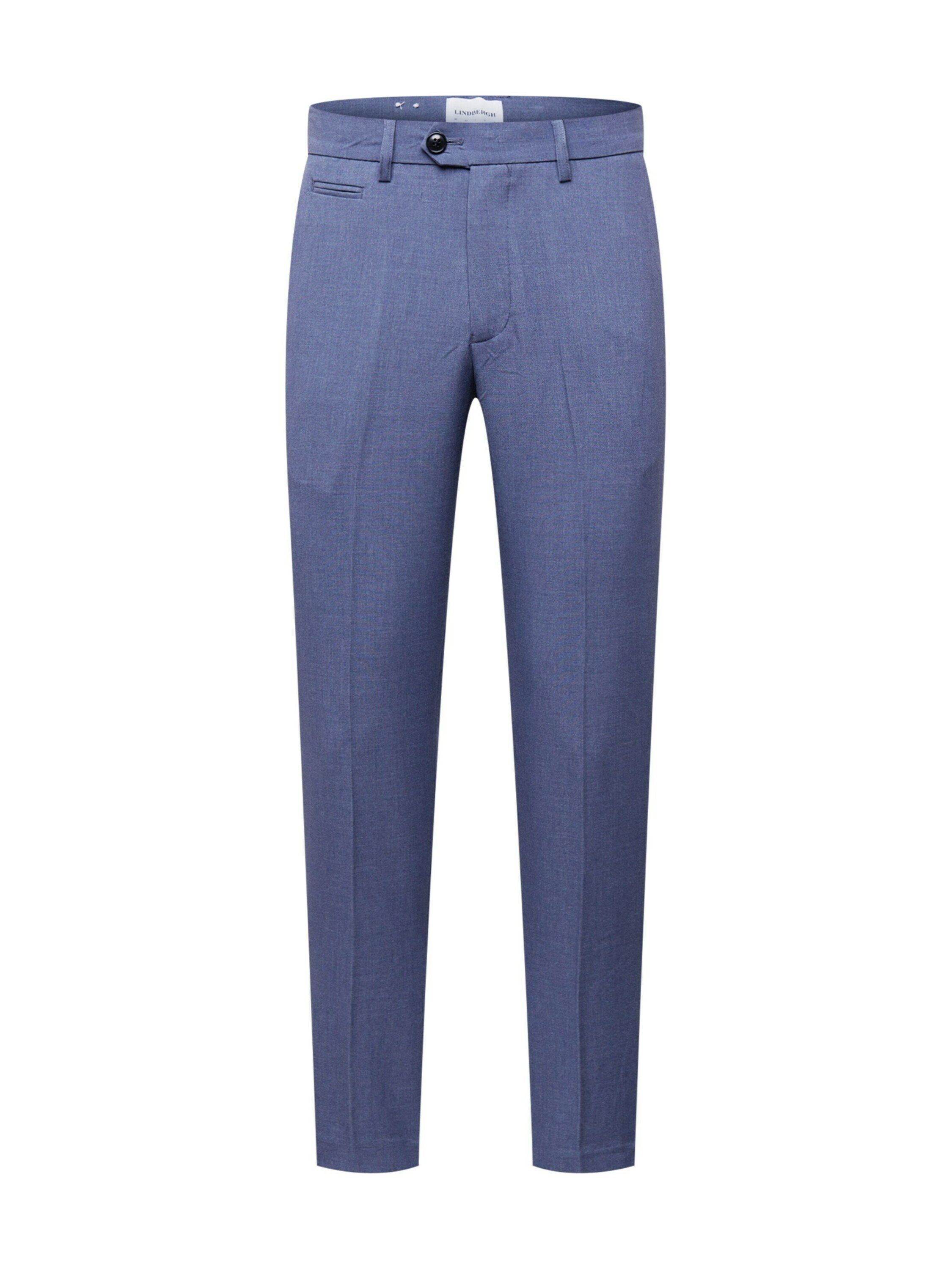 LINDBERGH Bügelfaltenhose (1-tlg) blue mix