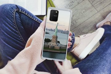 MuchoWow Handyhülle New York - Freiheitsstatue - Amerika, Phone Case, Handyhülle Samsung Galaxy S10 Lite, Silikon, Schutzhülle