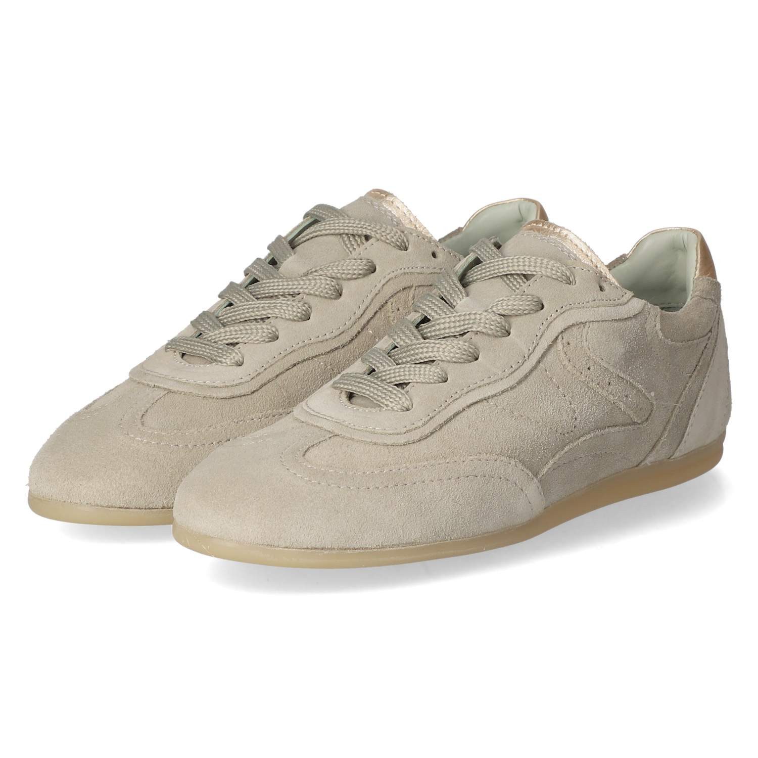 Fräulein Frida Fräulein Frida Vita 02 - Militare Damen Rauleder gruen Schnürschuh