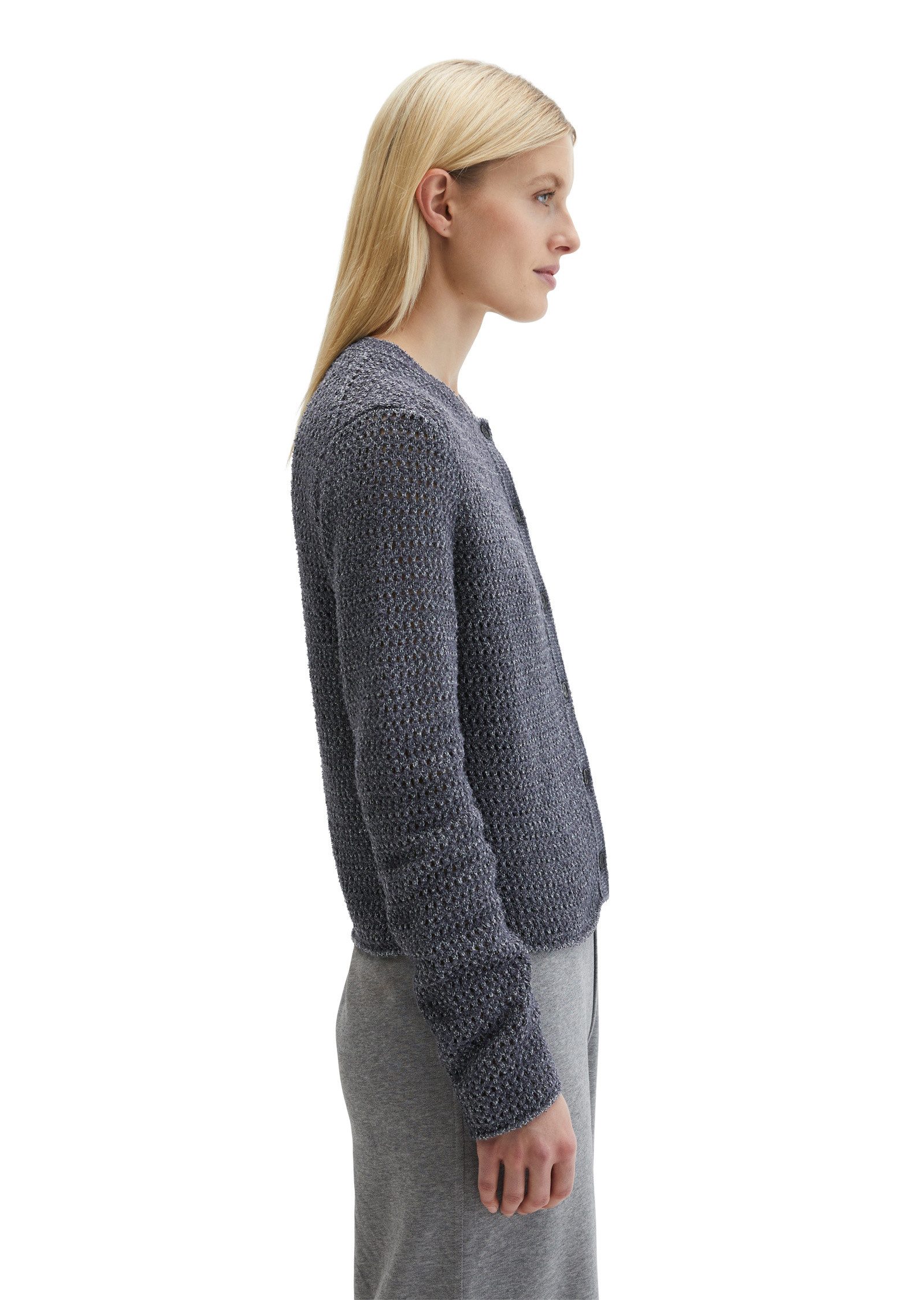 Marc O'Polo Cardigan aus Bi-Color-Garn