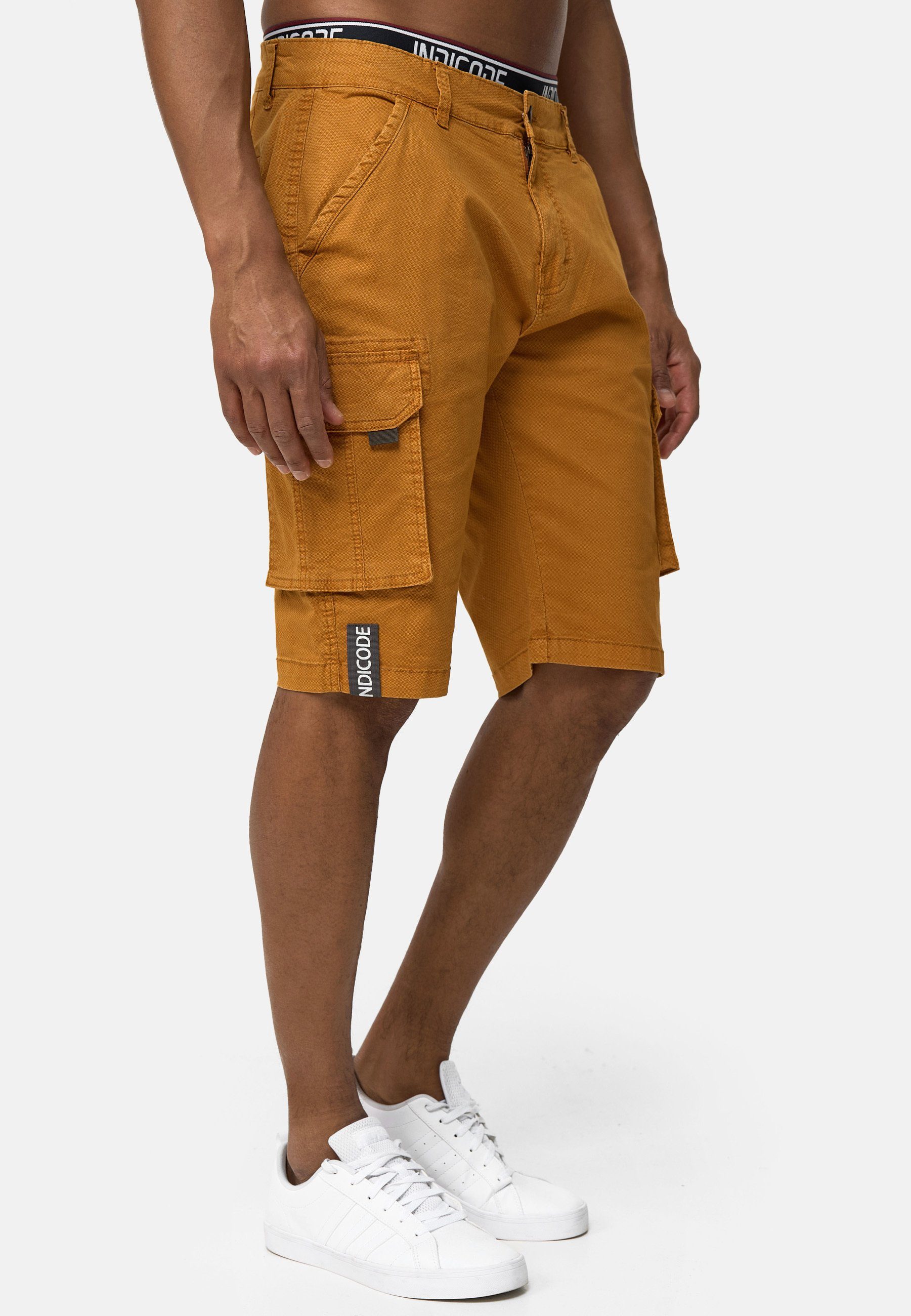 Indicode Cargoshorts Coeur aus elastischer Baumwoll-Qualität günstig online kaufen