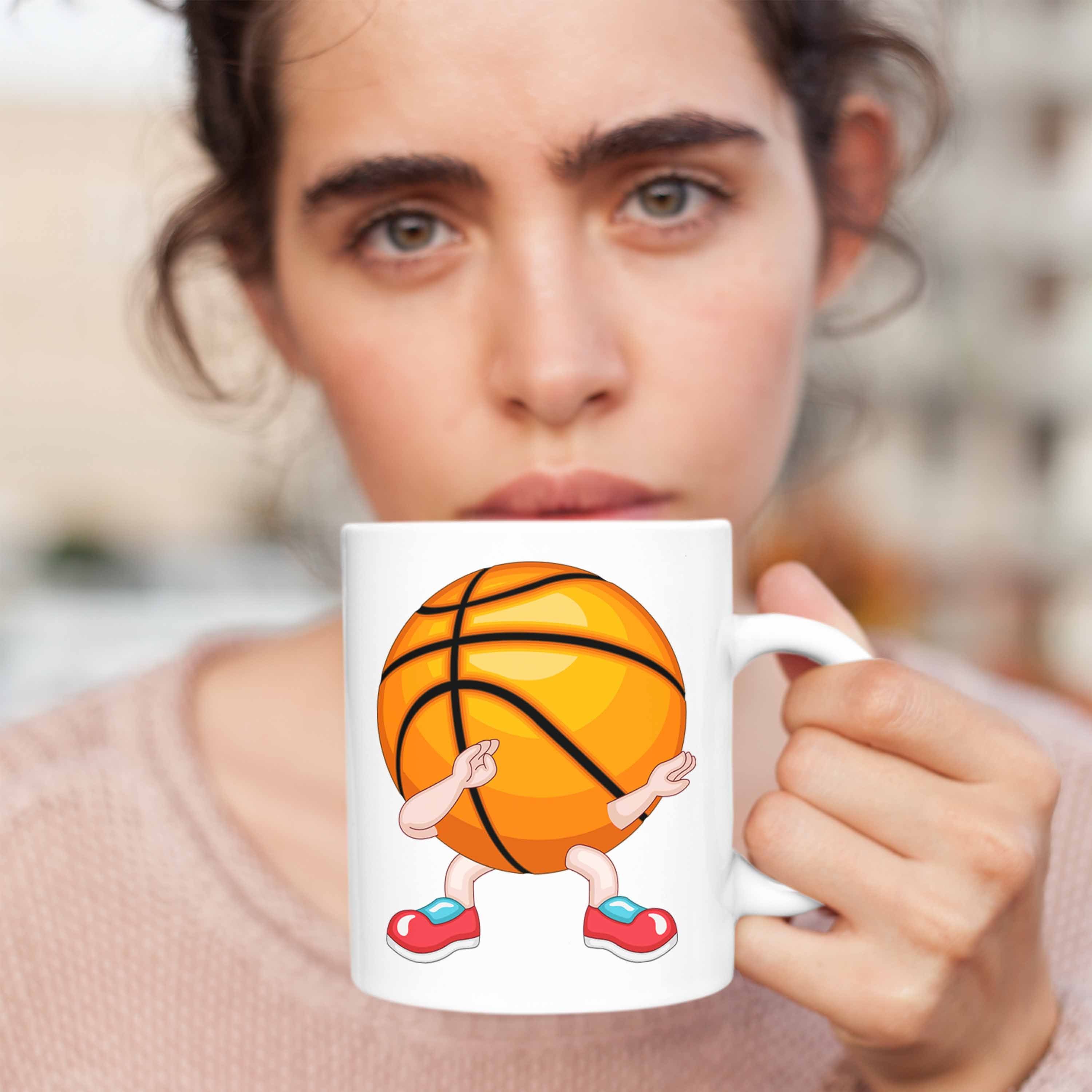 Coach Tasse Trendation Weiss Spieler für Basketball Trainer Basketball Tasse Geschenk Lustige