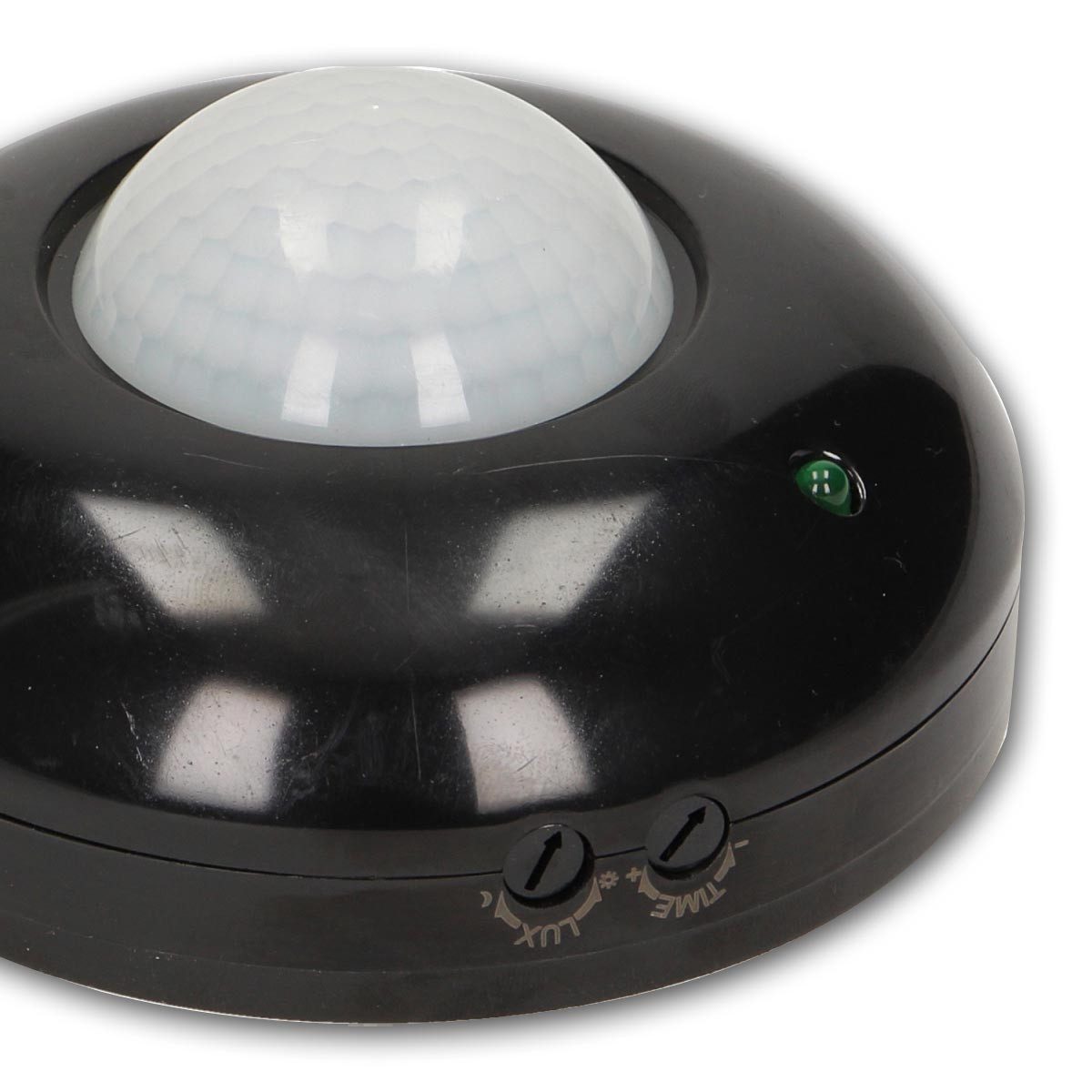Orno Bewegungsmelder Decken-Bewegungsmelder 360°, schwarz, LED-geeignet