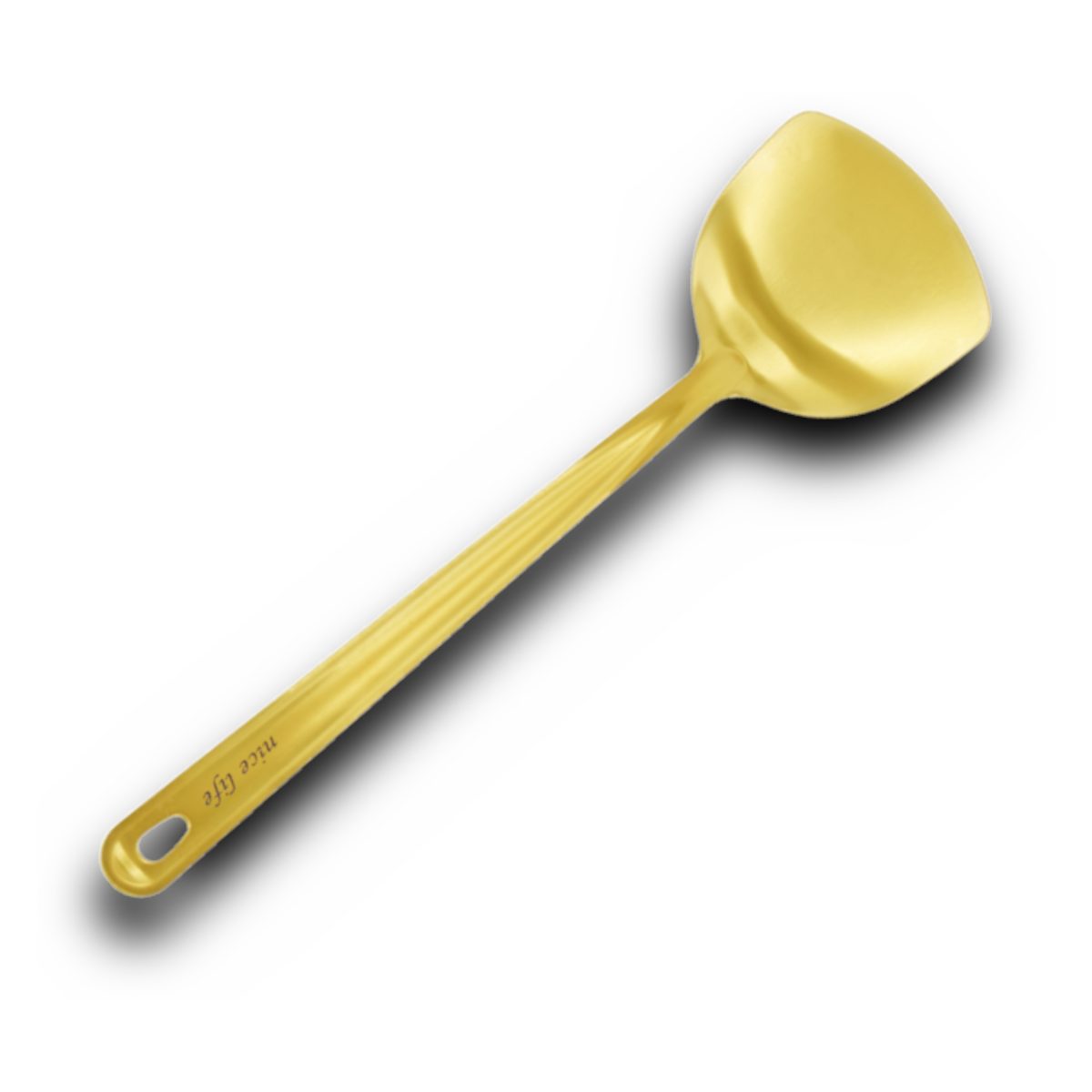 HOOZ Kochbesteck-Set Pfannenwender hochwertiger Edelstahl goldfarben (Set, 1-tlg., rostfrei), Pfannenwender