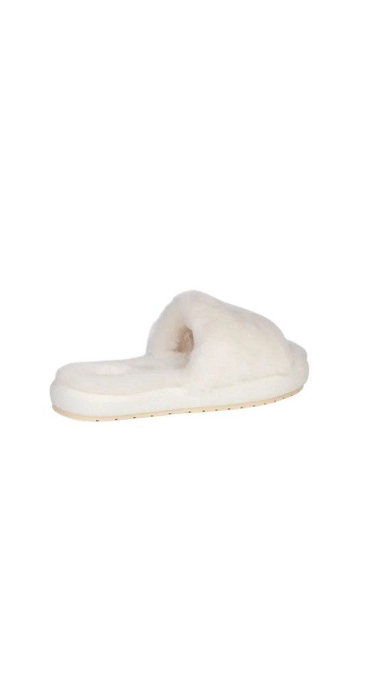 Emu Australia Slipper Mckay (100% Schaffell) natural/weiss Damen Hausschuh