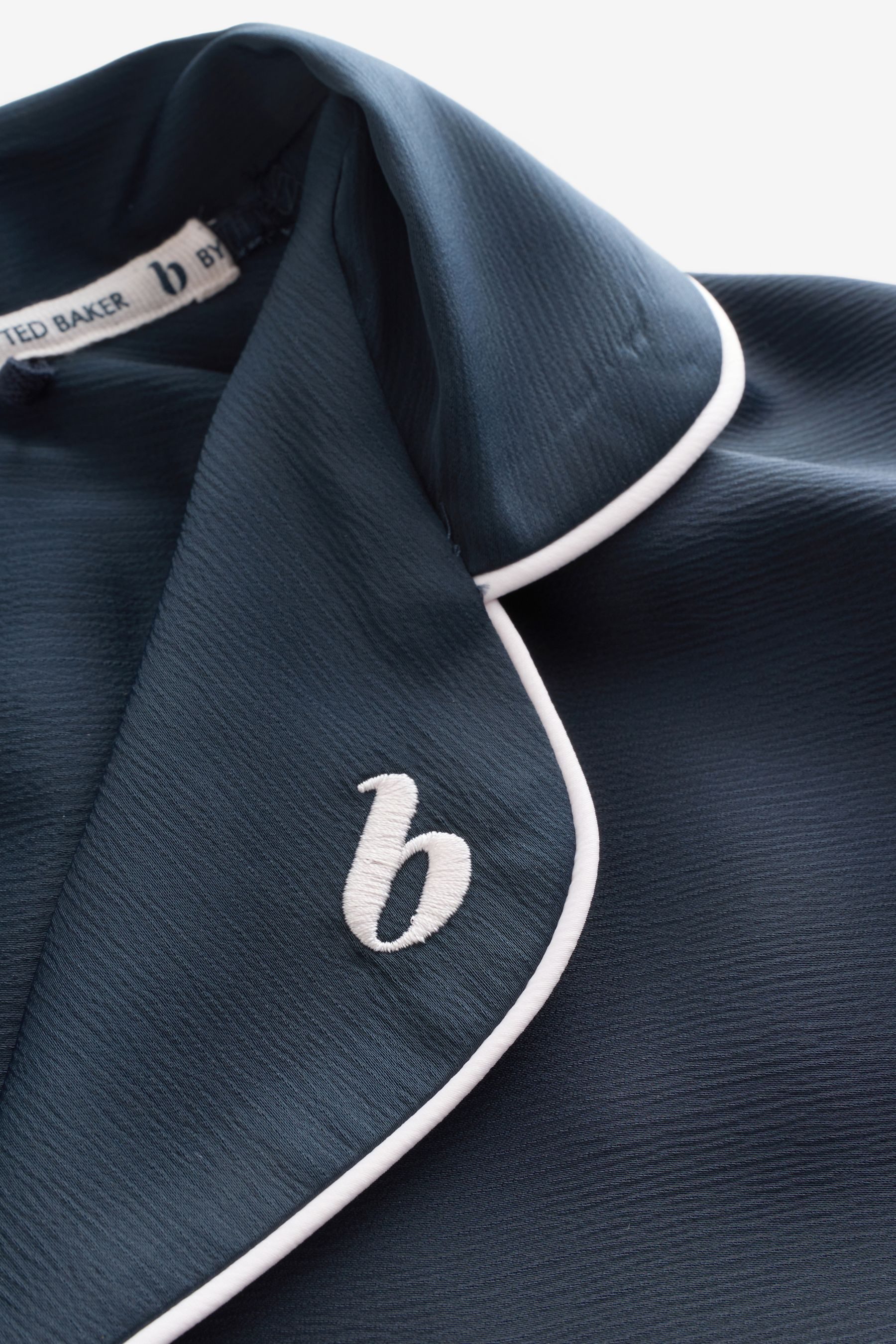 B by Ted Baker Pyjama B by Ted Baker durchgeknöpfter Satin-Schlafanzug (2 t günstig online kaufen