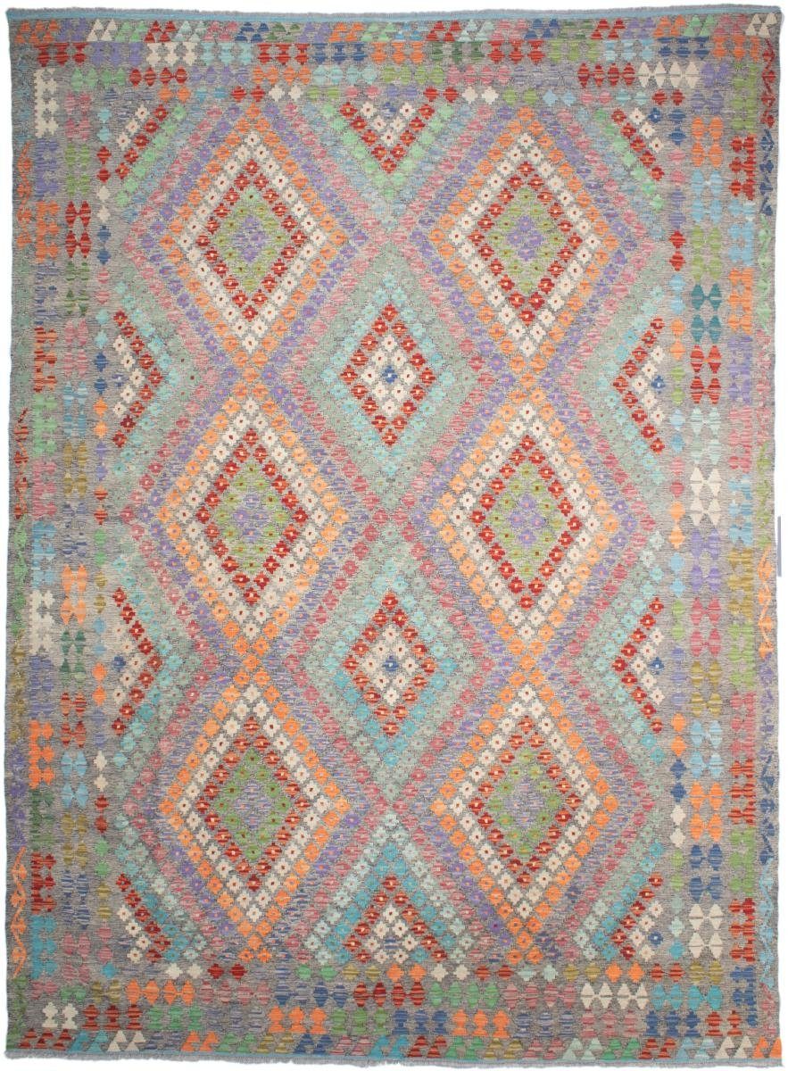 Orientteppich Kelim Afghan 258x348 Handgewebter Orientteppich, Nain Trading, rechteckig, Höhe: 3 mm