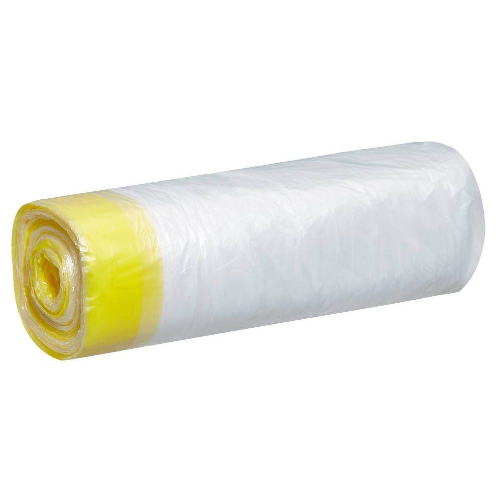 WBV - Westdeutscher Bindegarn-Vertrieb Eselgrimm GmbH & Co. KG Müllbeutel 120 transparente Müllsäcke 50x60cm Abfallsack 10my - 30 Liter
