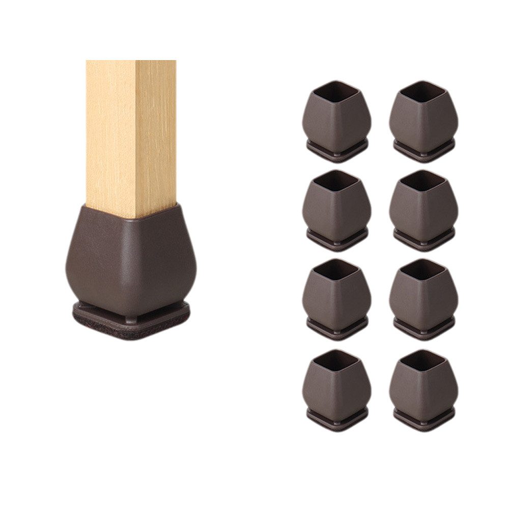 Coonoor Stuhlsocke Stuhlbein-Schoner mit Filz, Kratz- und Geräuschschutz für Böden, (set, 8 St), für quadratische und schräge Stuhlbeine