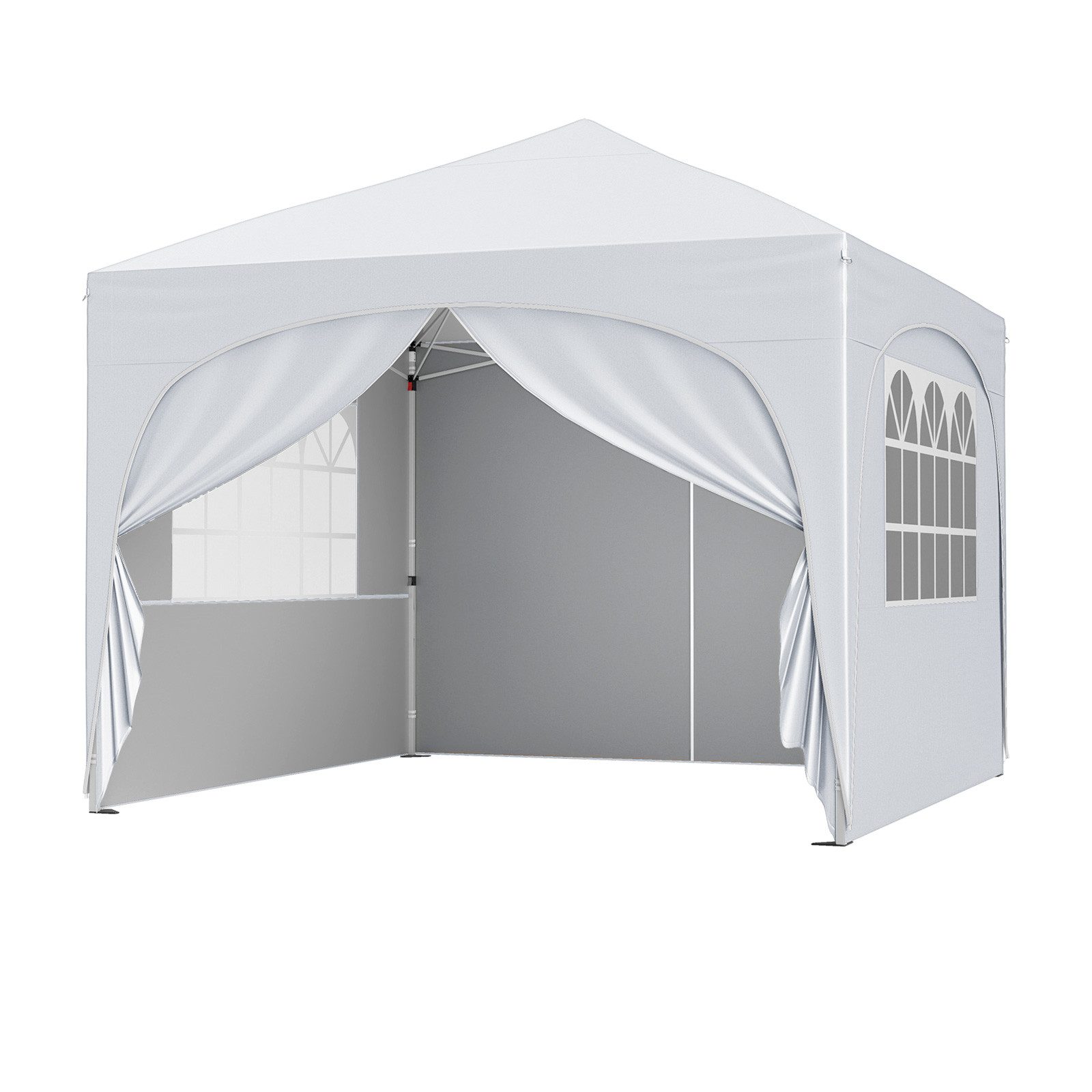 COSTWAY Faltpavillon, mit 4 Seitenteilen, Gartenzelt günstig online kaufen