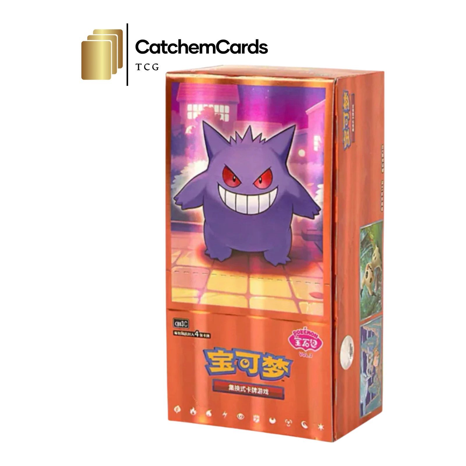 POKÉMON Sammelkarte Pokémon GEM Pack Vol. 3–6 – Booster oder Display Chinesisch, GEM Pack Vol. 3 – Display (18 Booster);originalversiegelt